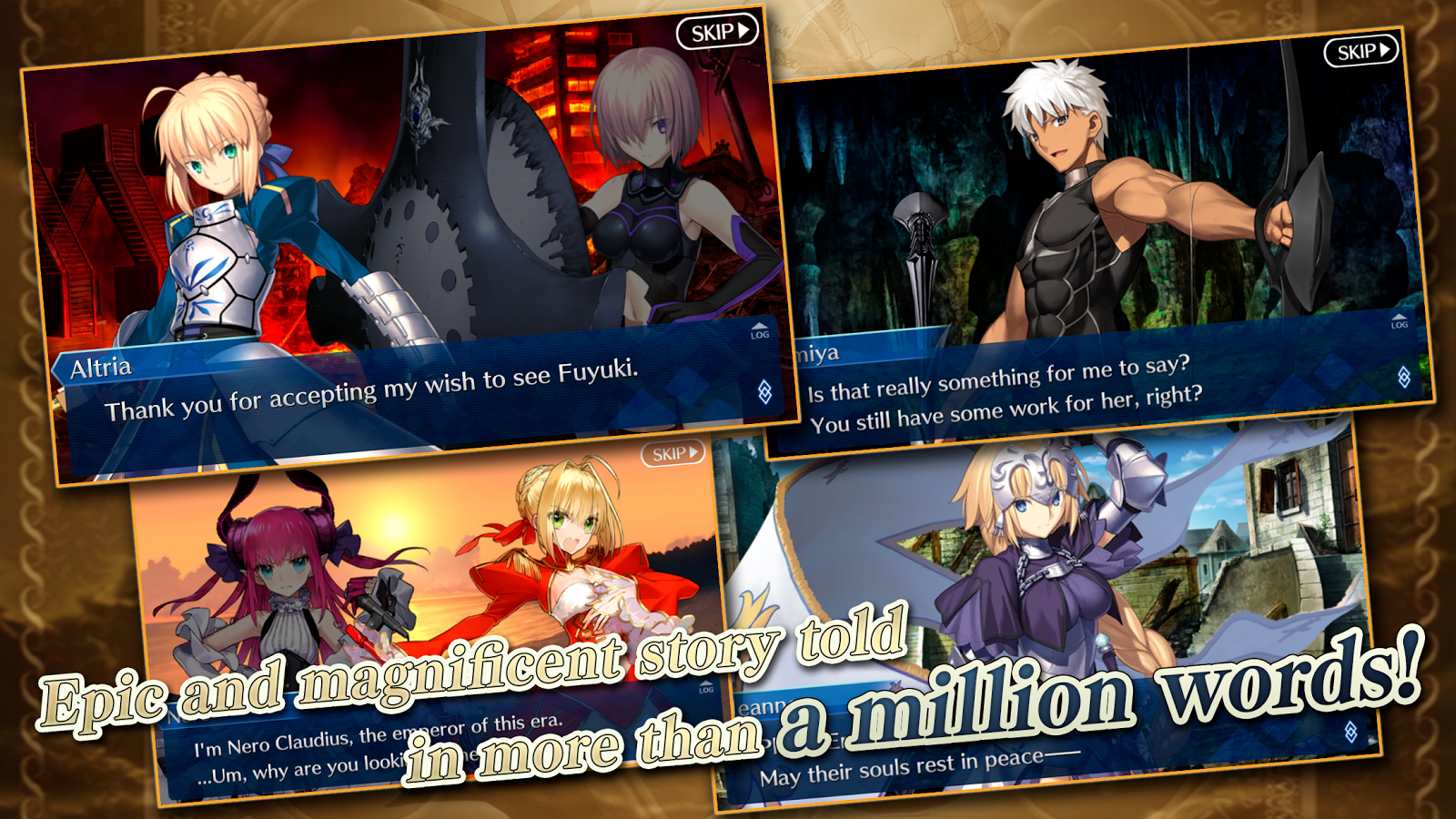 fate grand order million word