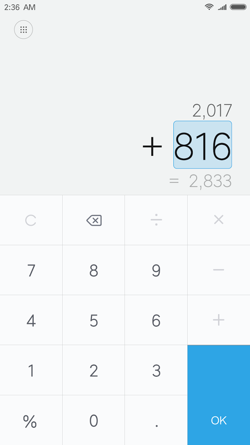 Xiaomi uploads its rather capable Mi Calculator app to the