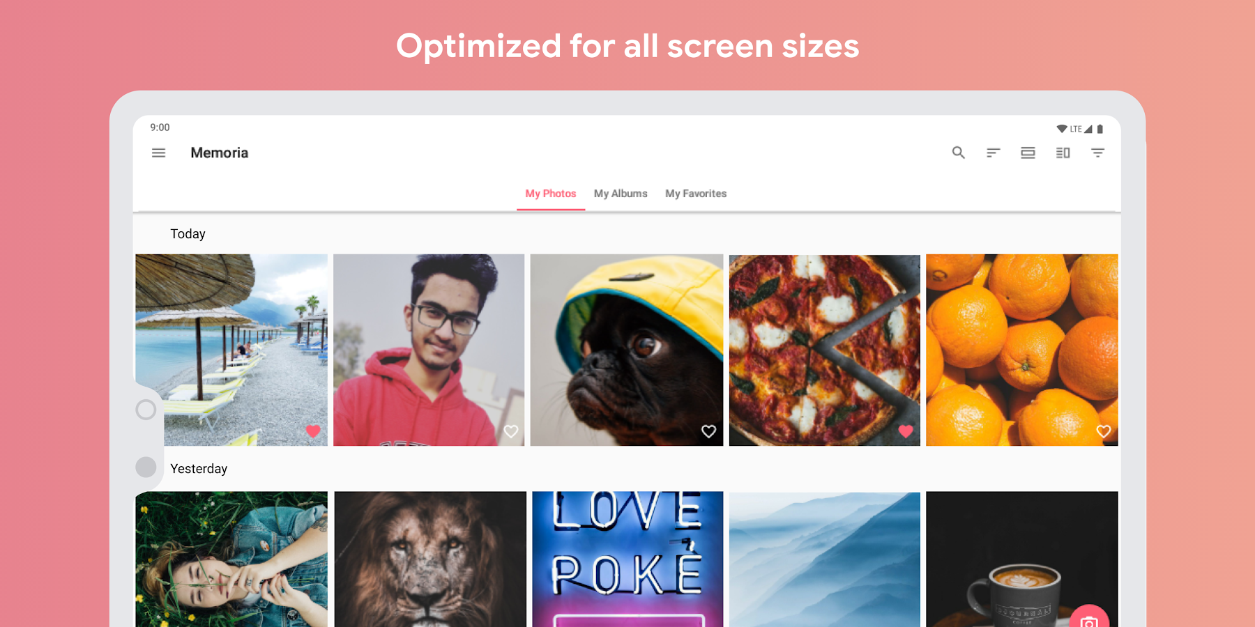 Memoria is a new, and smooth photo gallery app