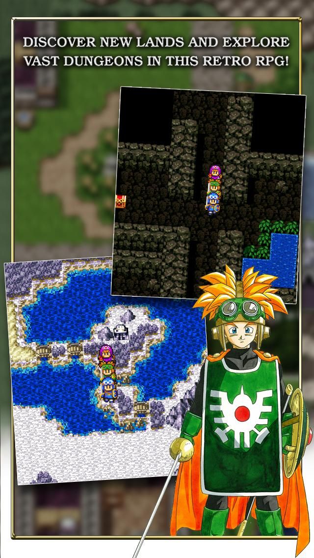 screenshot of dragon quest 2 on Android