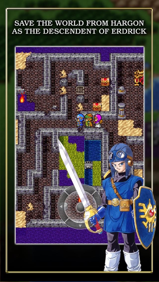 screenshot of dragon quest 2 on Android