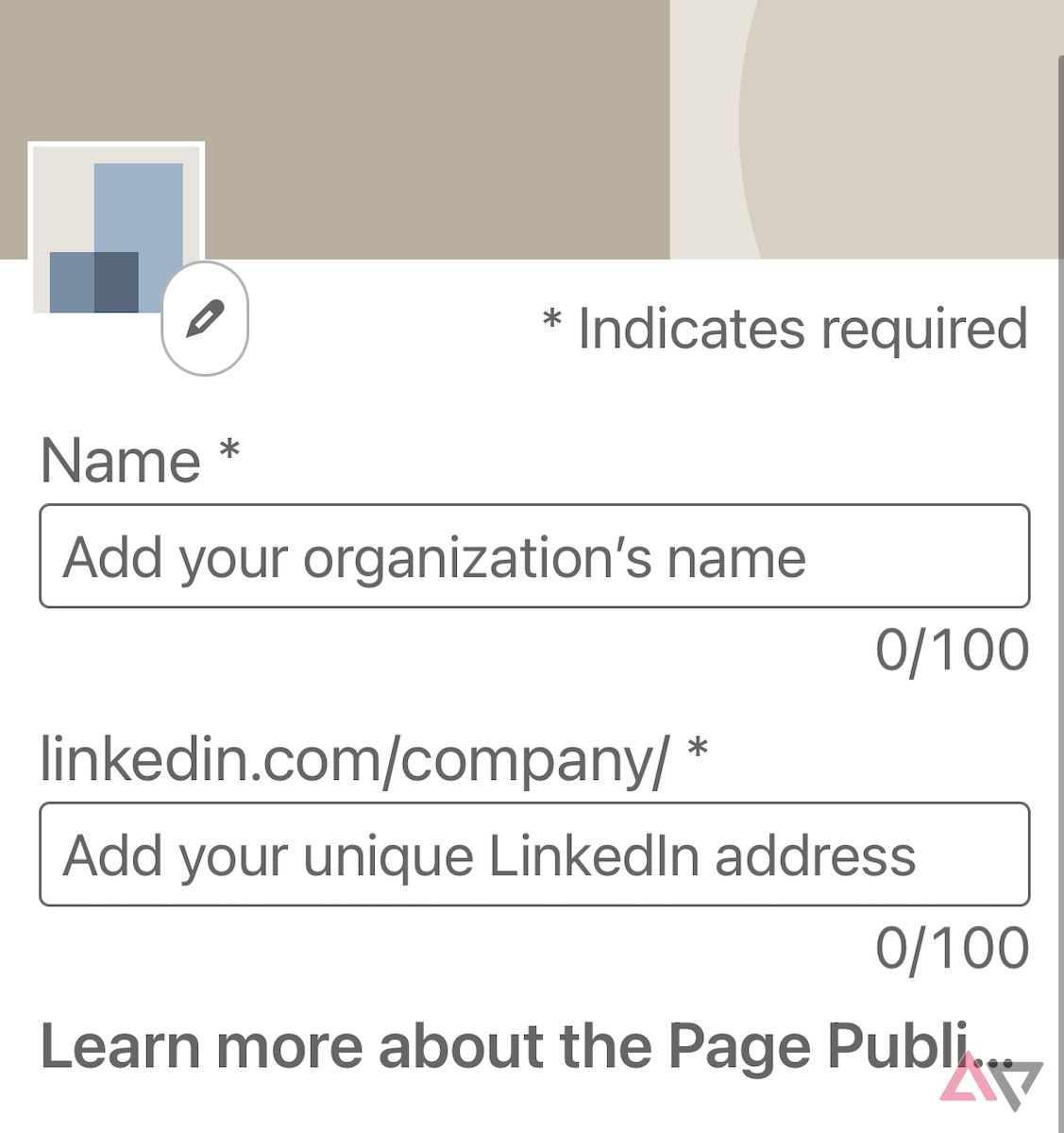 How to create a linkedin company page