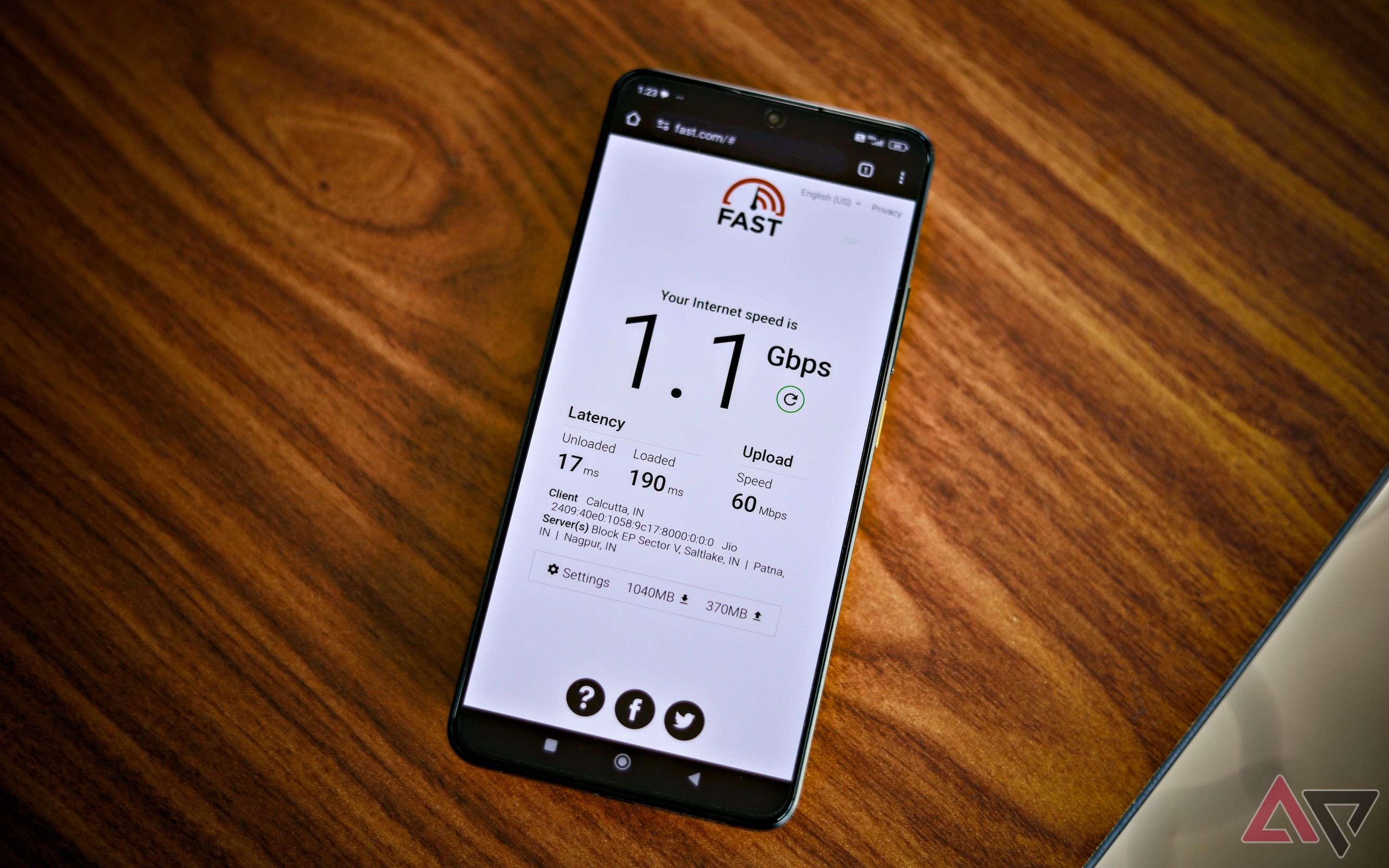 Poco X6 Pro: showing mobile data speeds