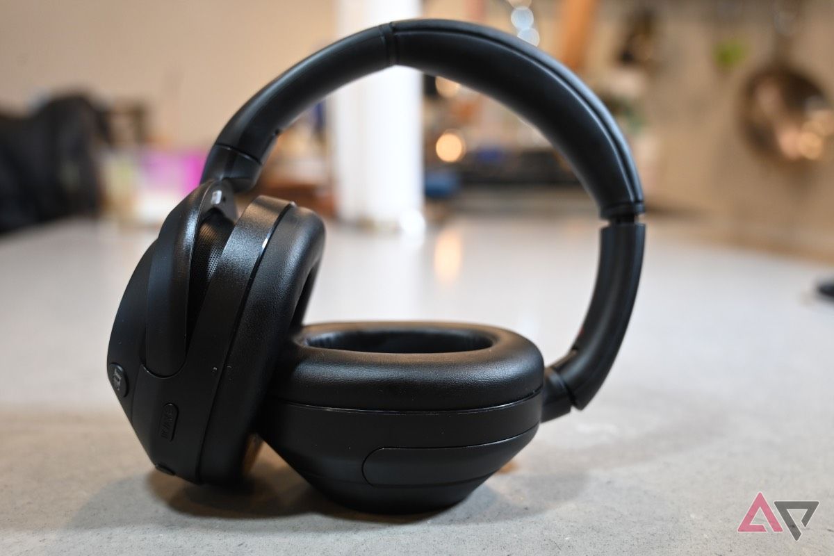 Shot of black Sony Ult Wear Headphones