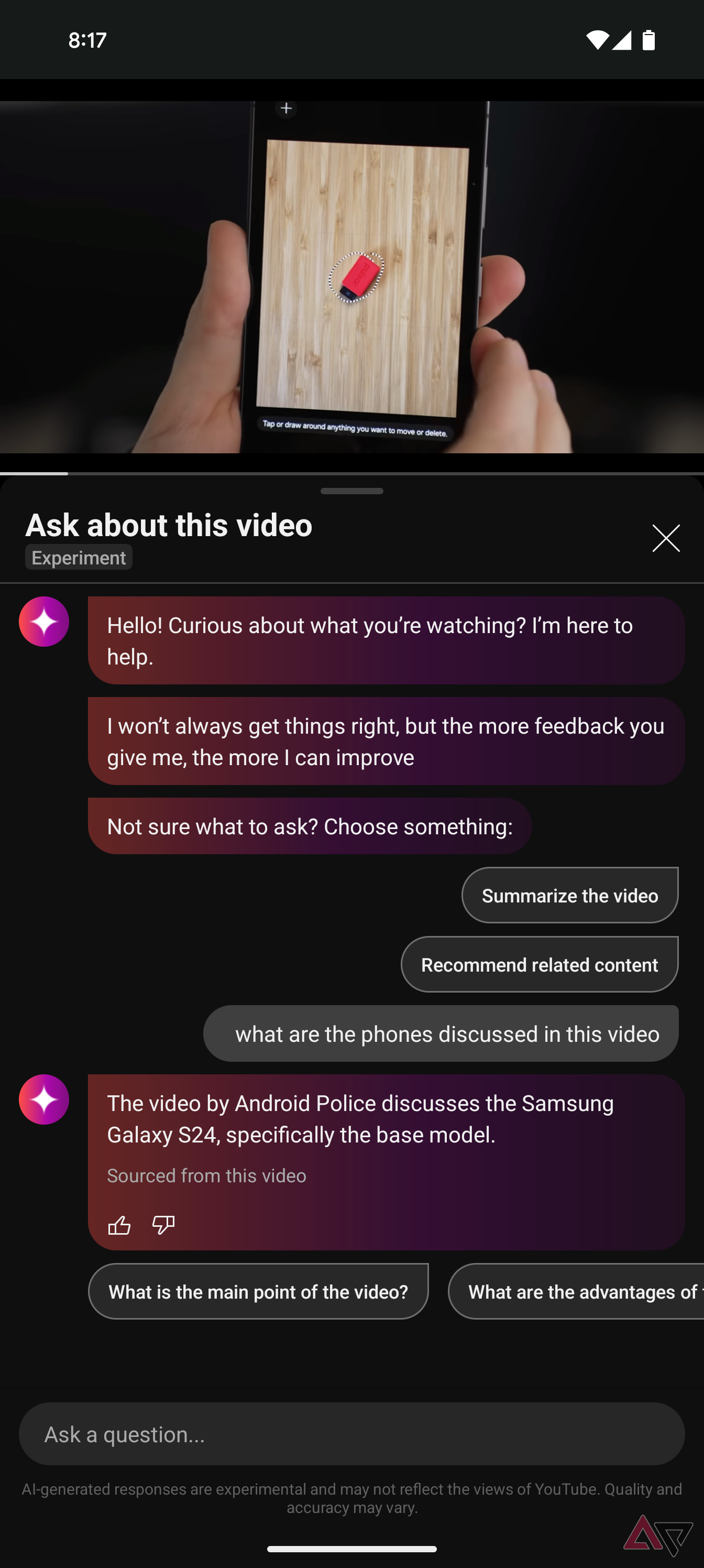 YouTube's newest AI can help you cut through the clickbait