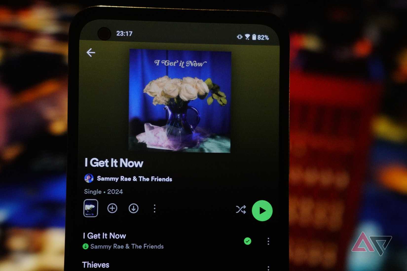 The album view within Spotify.