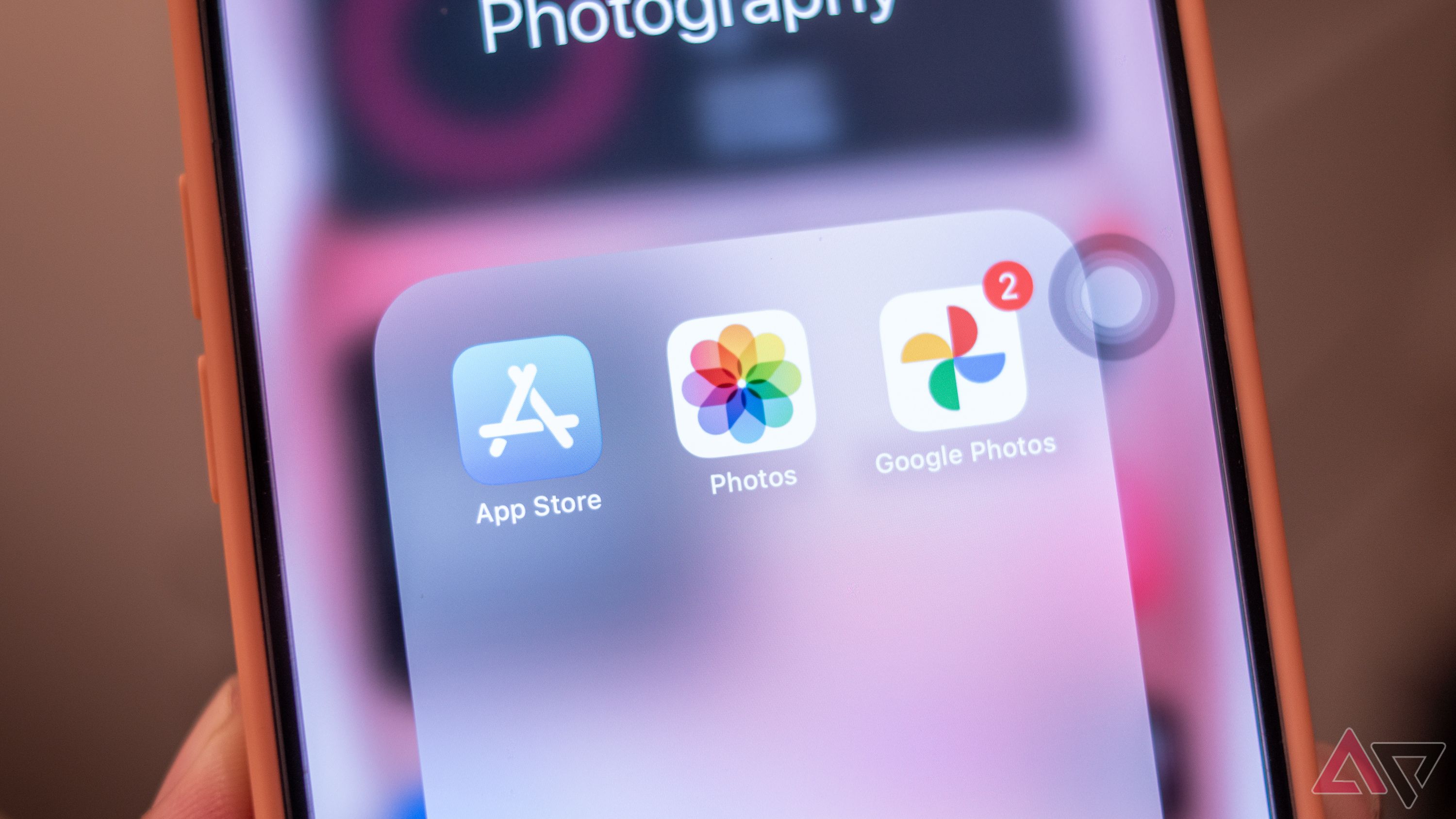 Apple Photos and Google Photos apps side by side