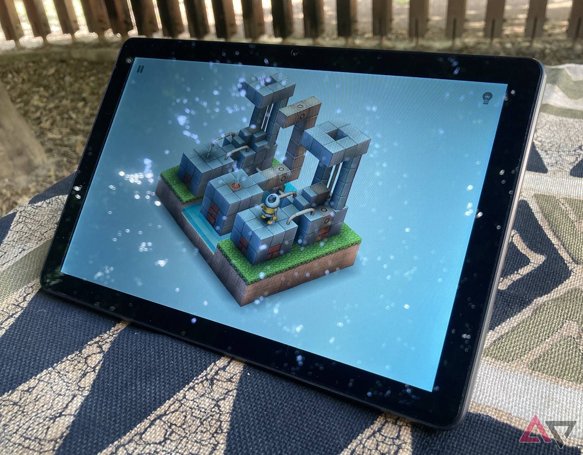 The Blackview Tab 70 WiFi tablet displaying a puzzle game