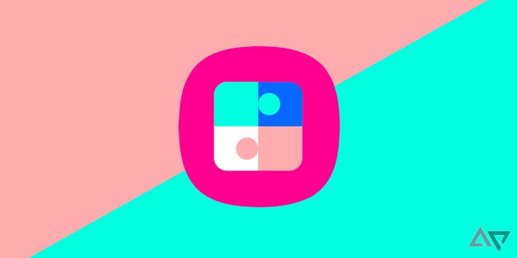 good lock icon on peach and teal background