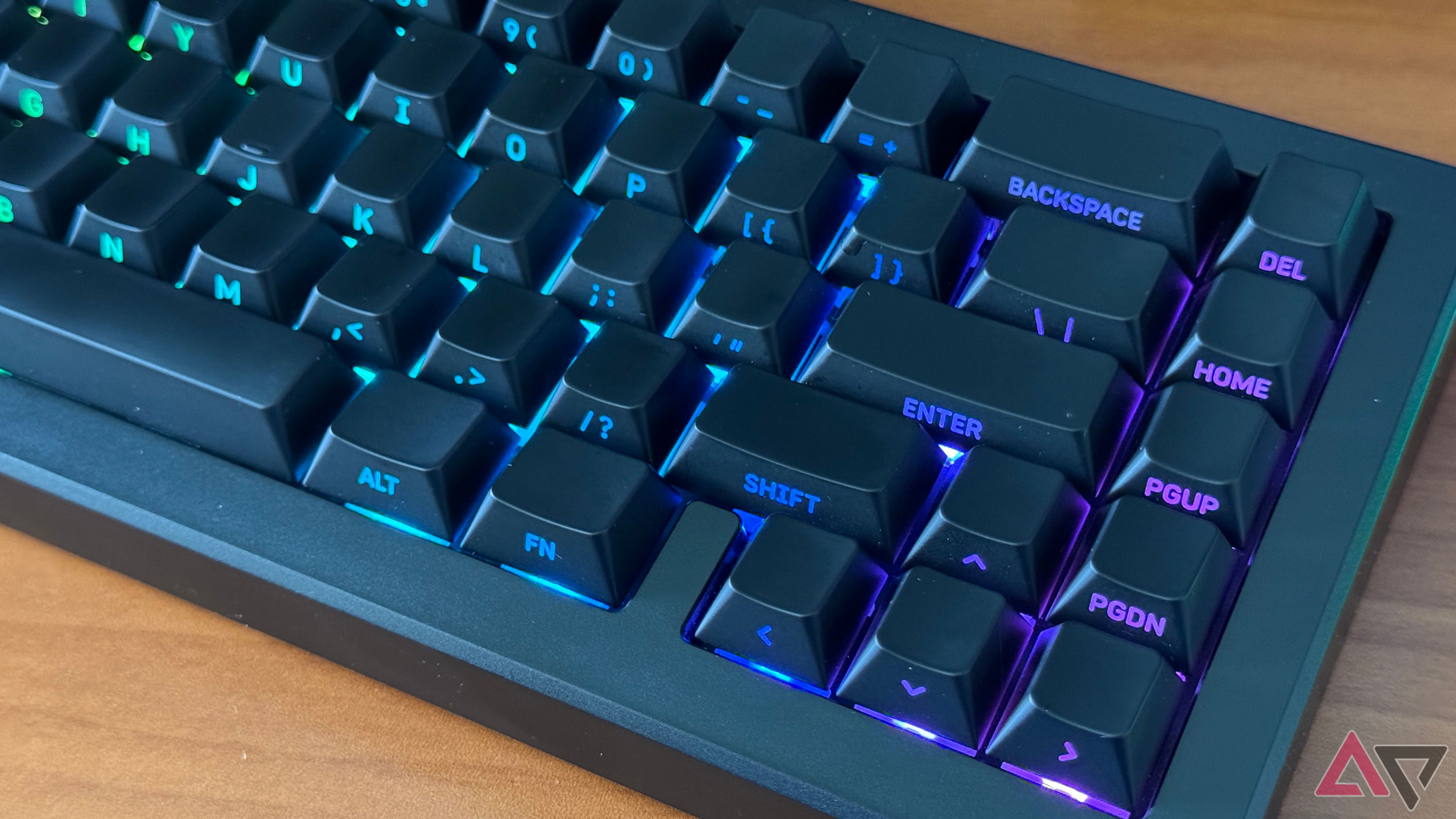 RGB lighting on the Drop CSTM65 keyboard