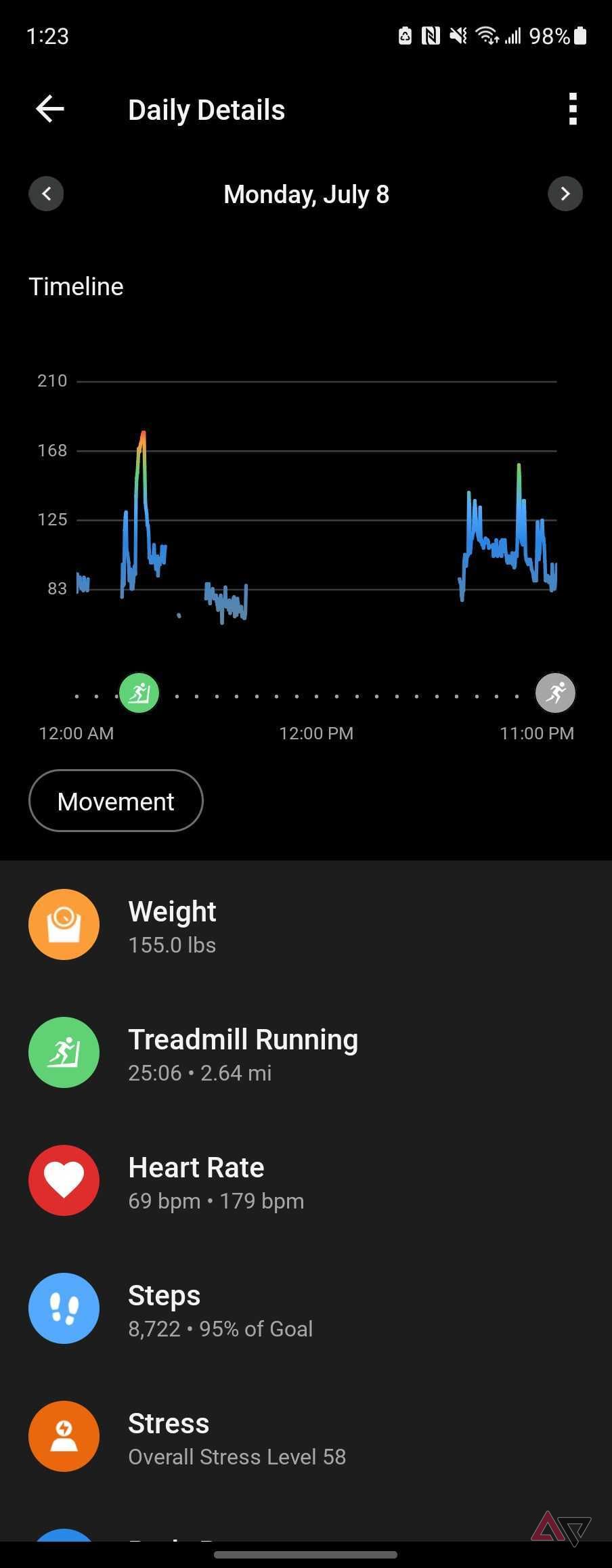 Vicious episode exercise in Garmin Connect.