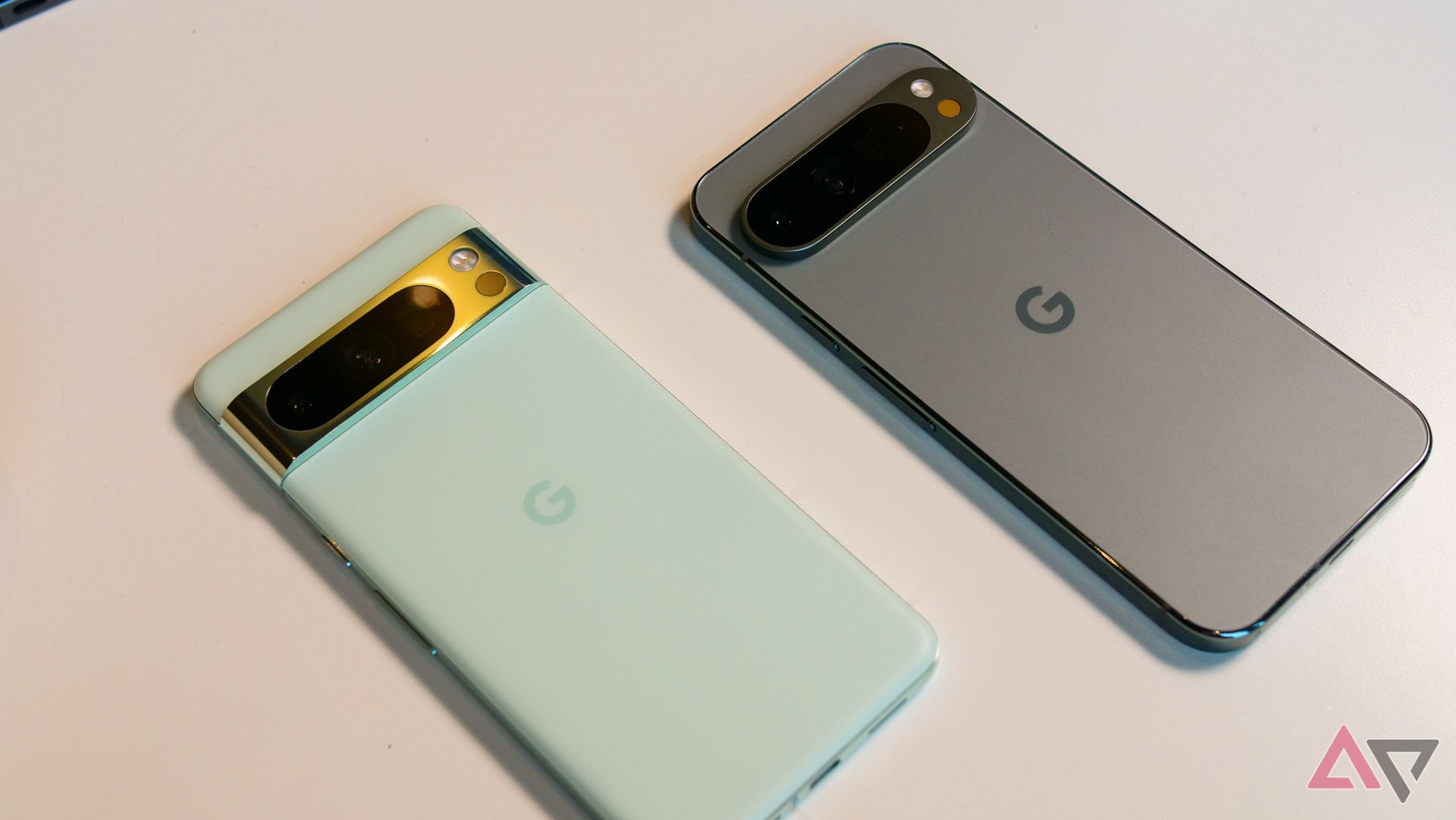 Google Pixel 8 Pro next to Pixel 9 Pro