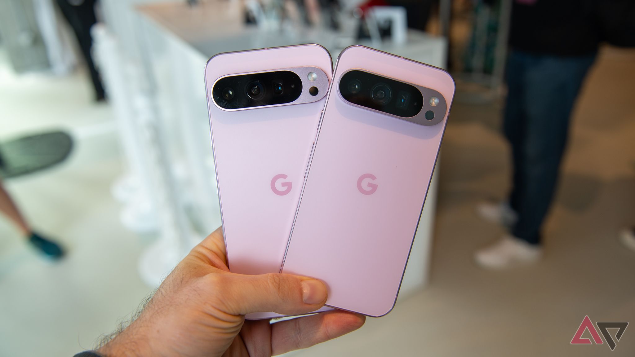 Google Pixel 9 and 9 Pro in pink