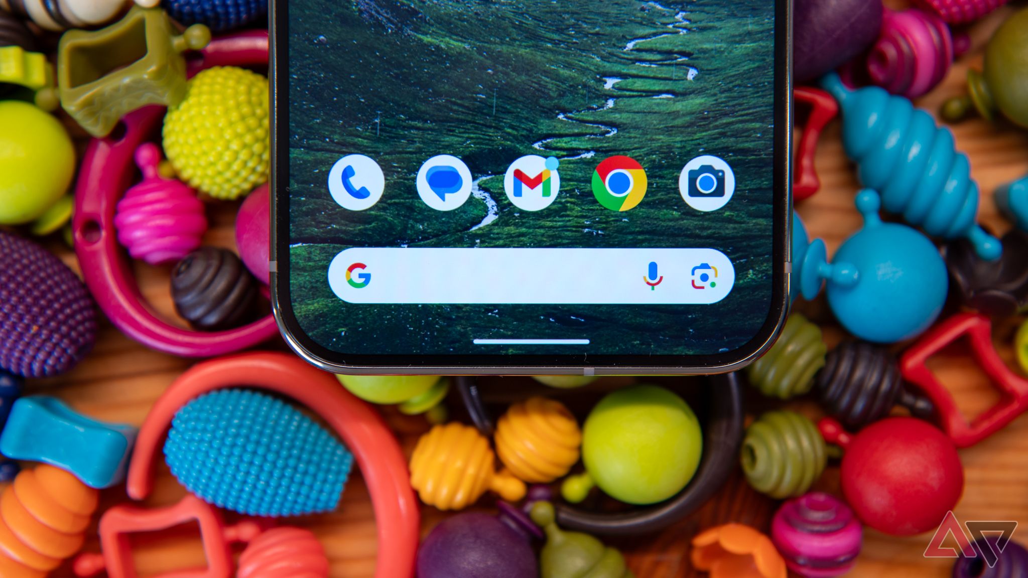 The Google Assistant bar on a Google Pixel 9 Pro XL phone