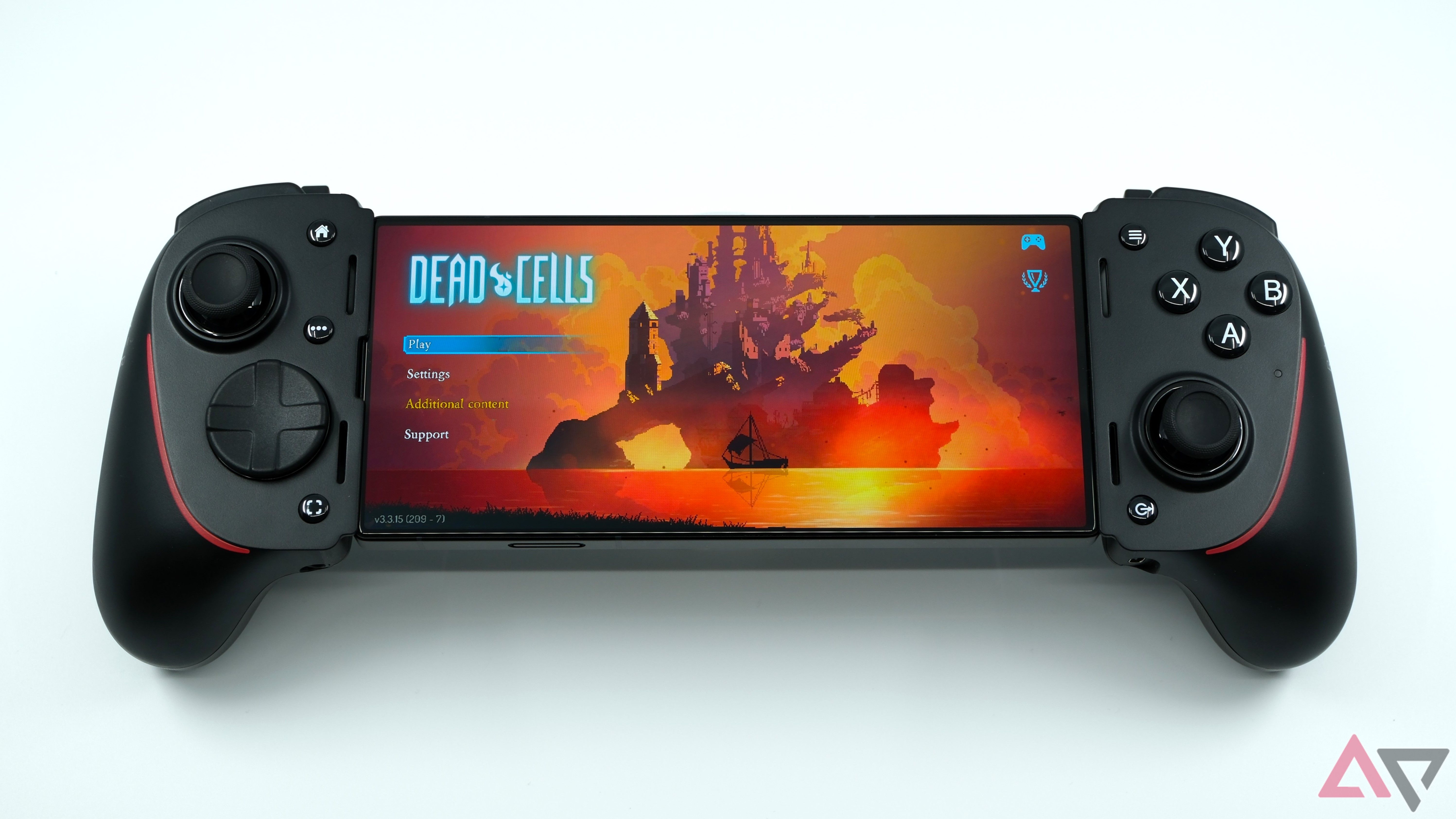 Razer Kishi Ultra with Redmagic 9s Pro playing dead cells with white background