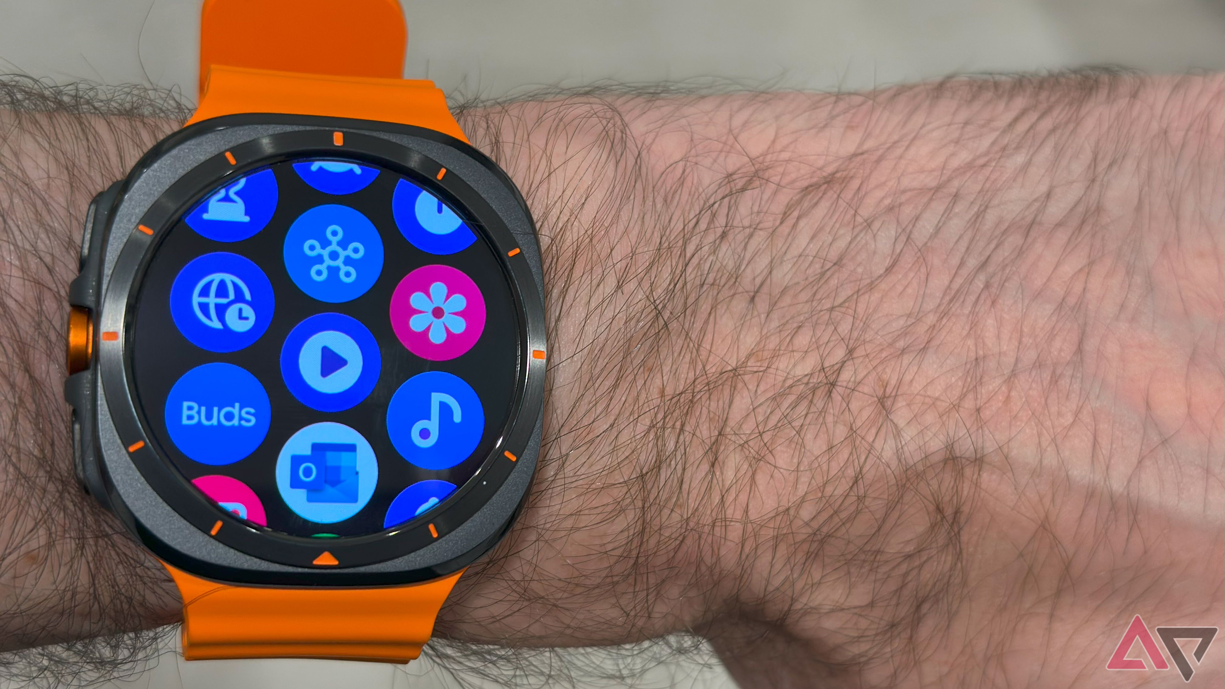 The Samsung Galaxy Watch Ultra on a wrist