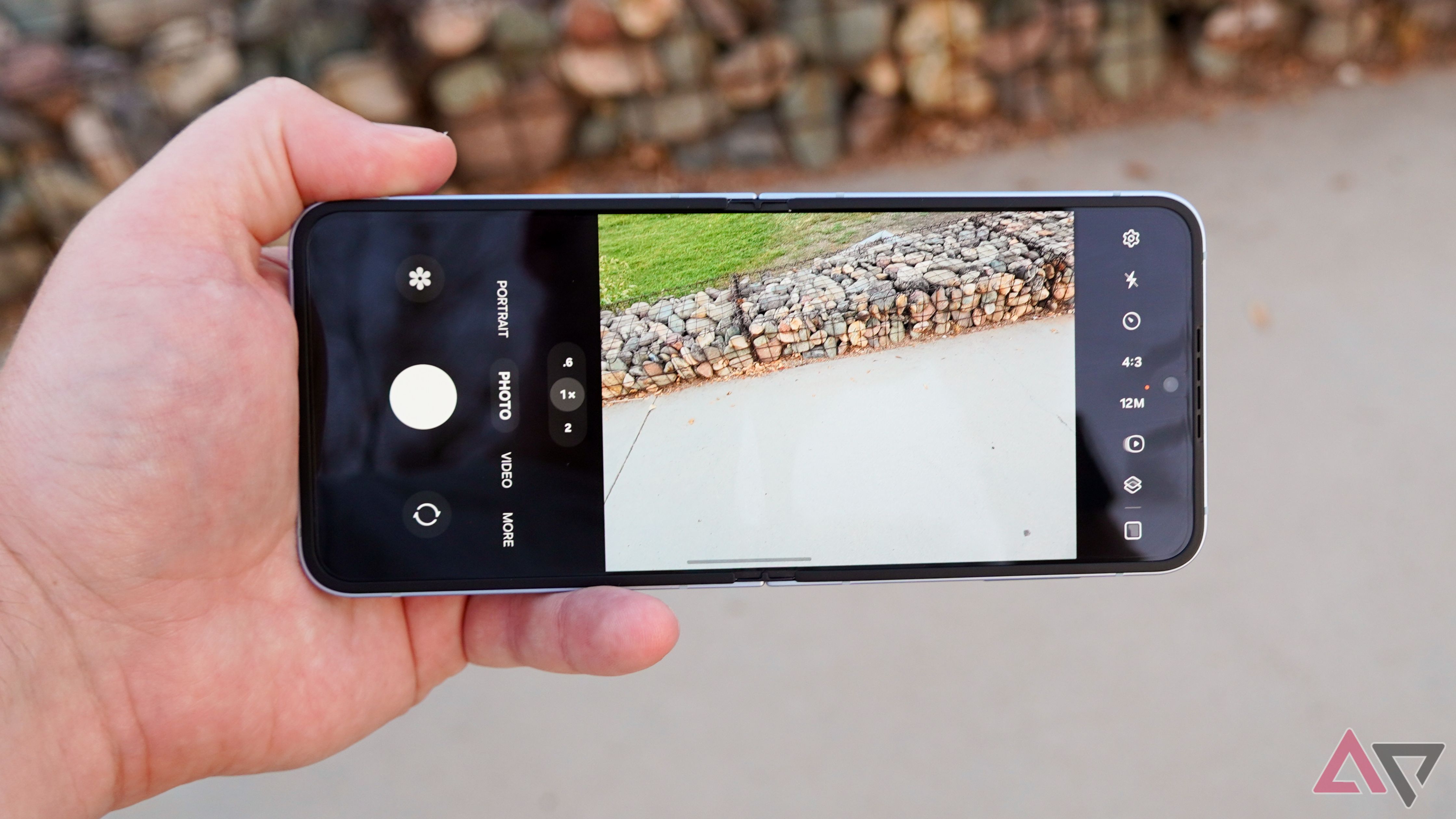 The 2x Zoom option in the Camera app.