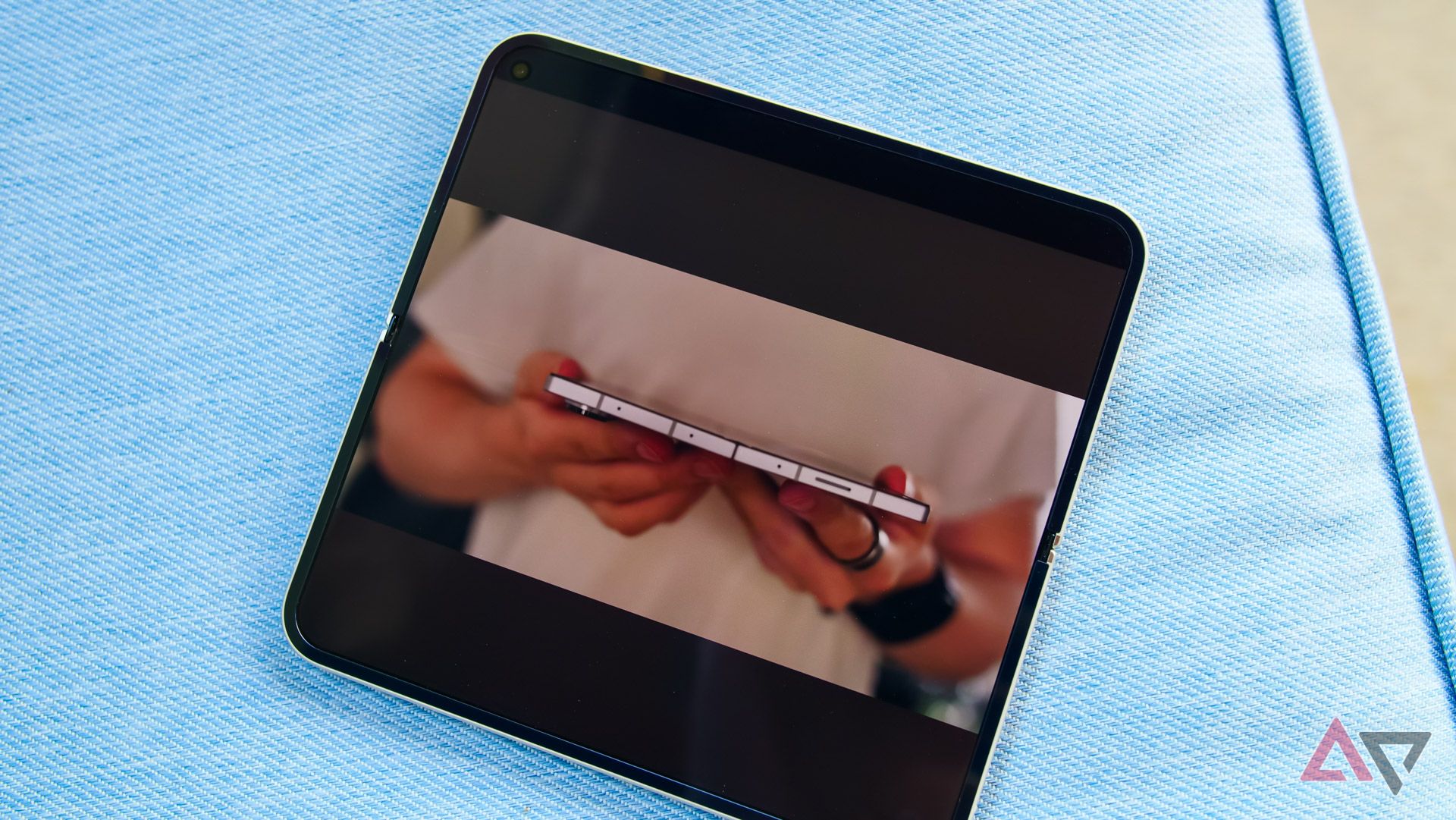 Playing a video on Google Pixel 9 Pro Fold