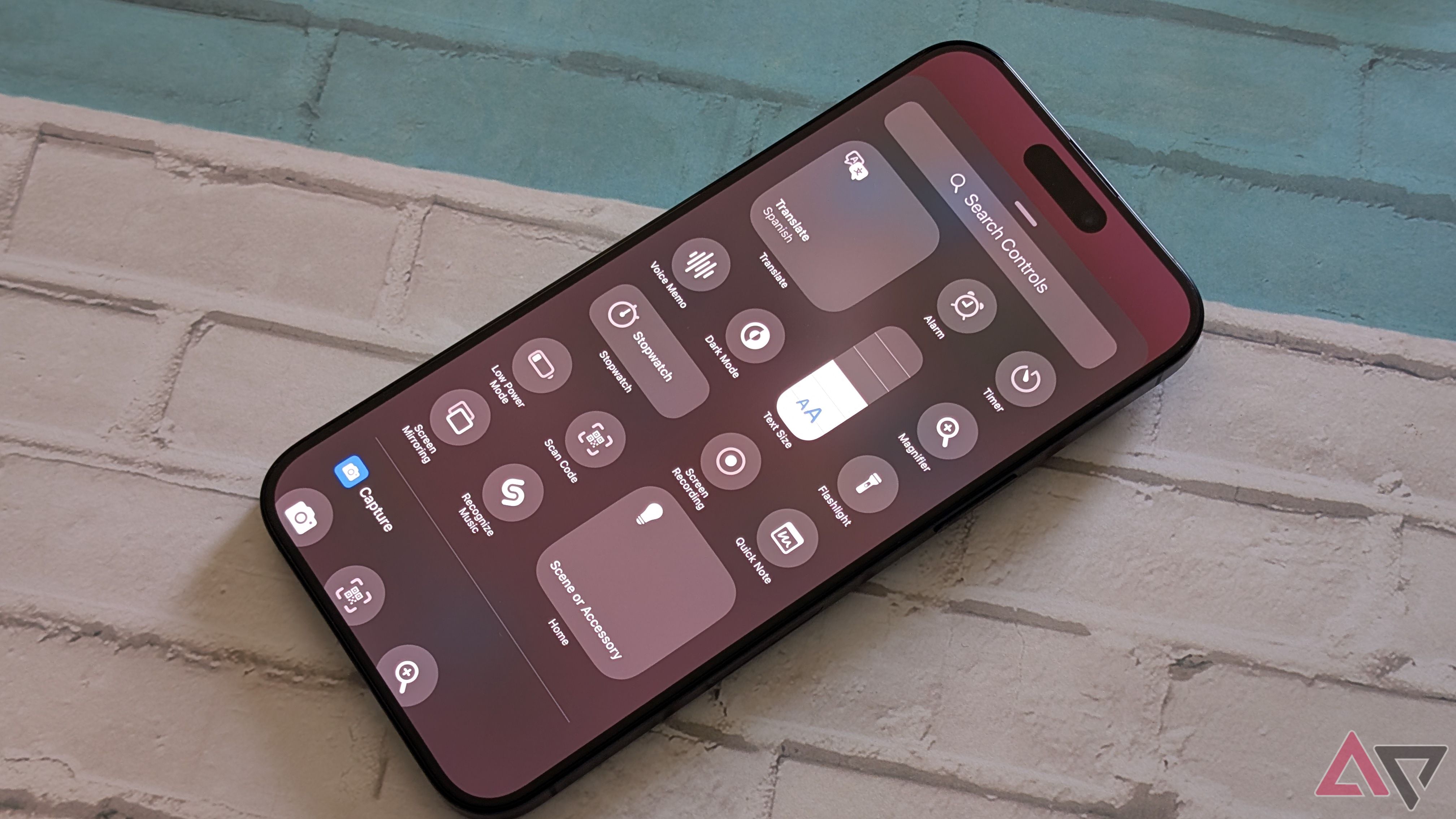 Control Center on iOS 18