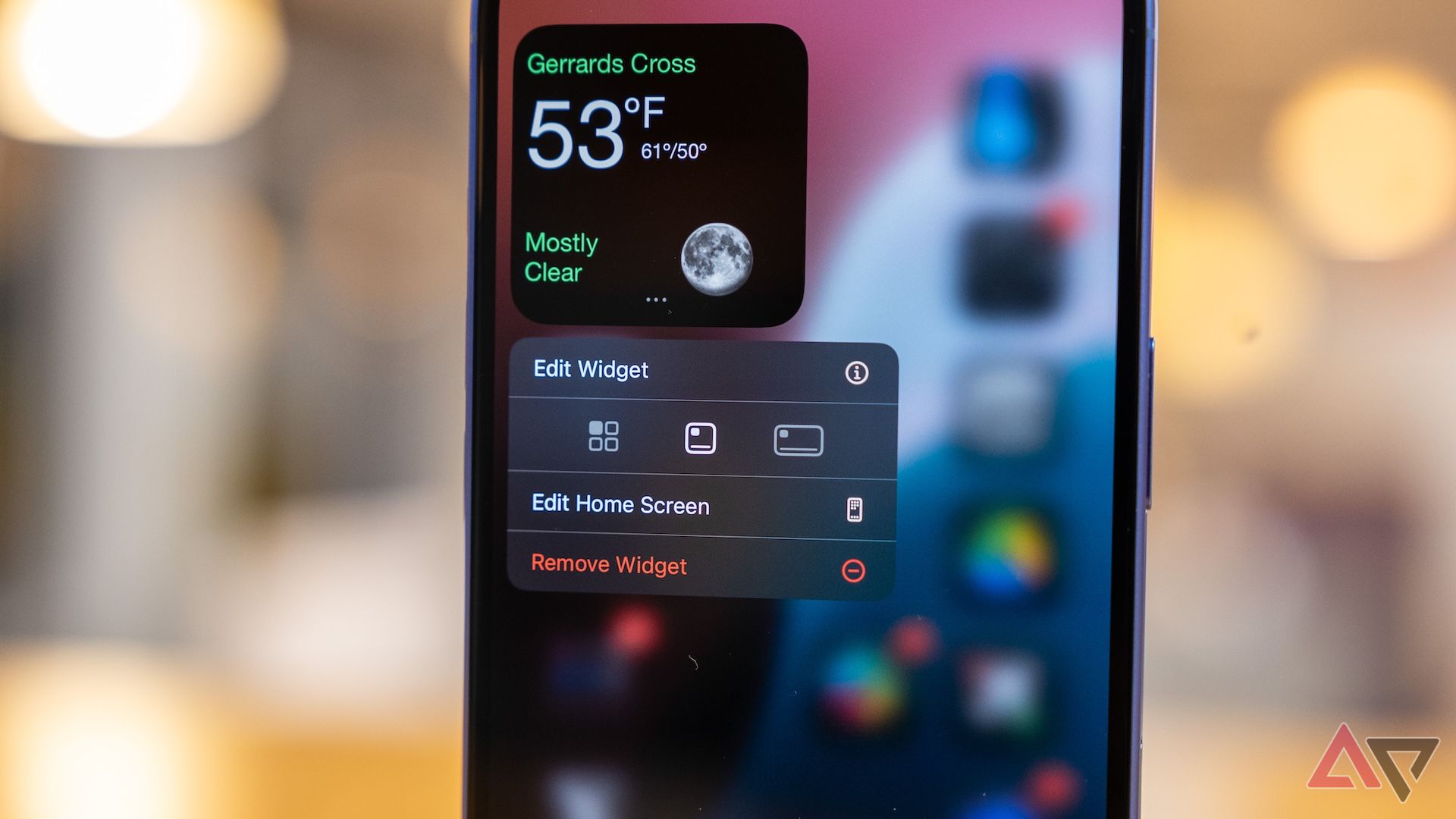 Display widgets on the home screen Apple iPhone 16