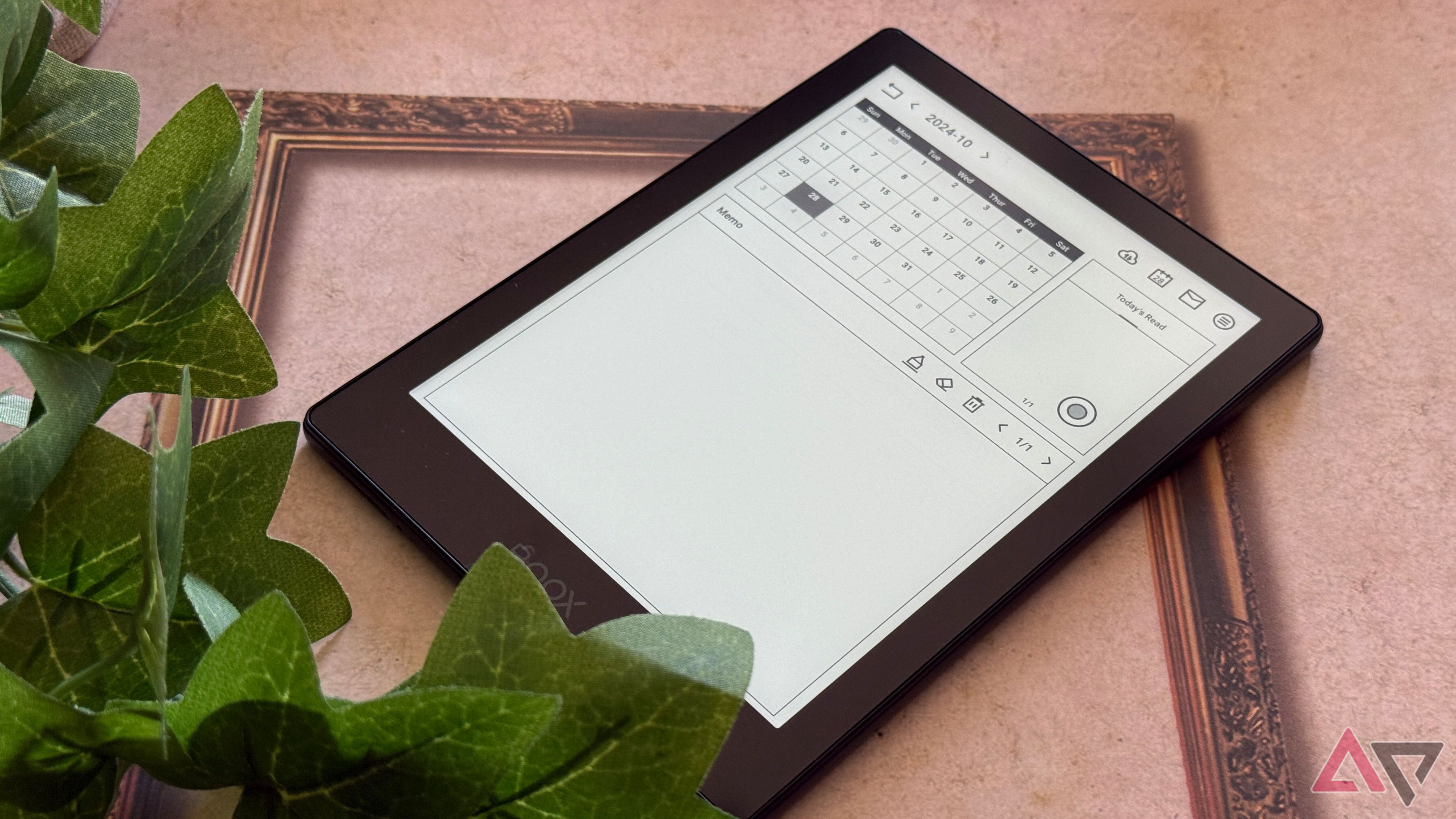 Memo Calendar app on ONYX BOOX GO 6