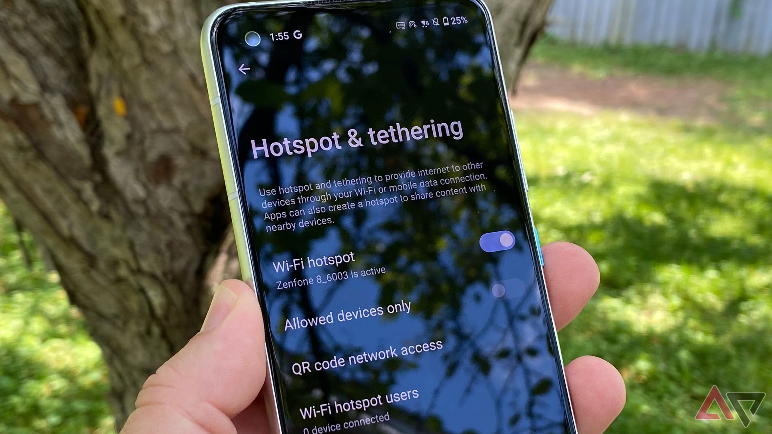 Zenfone 10 hotspot and tethering settings menu