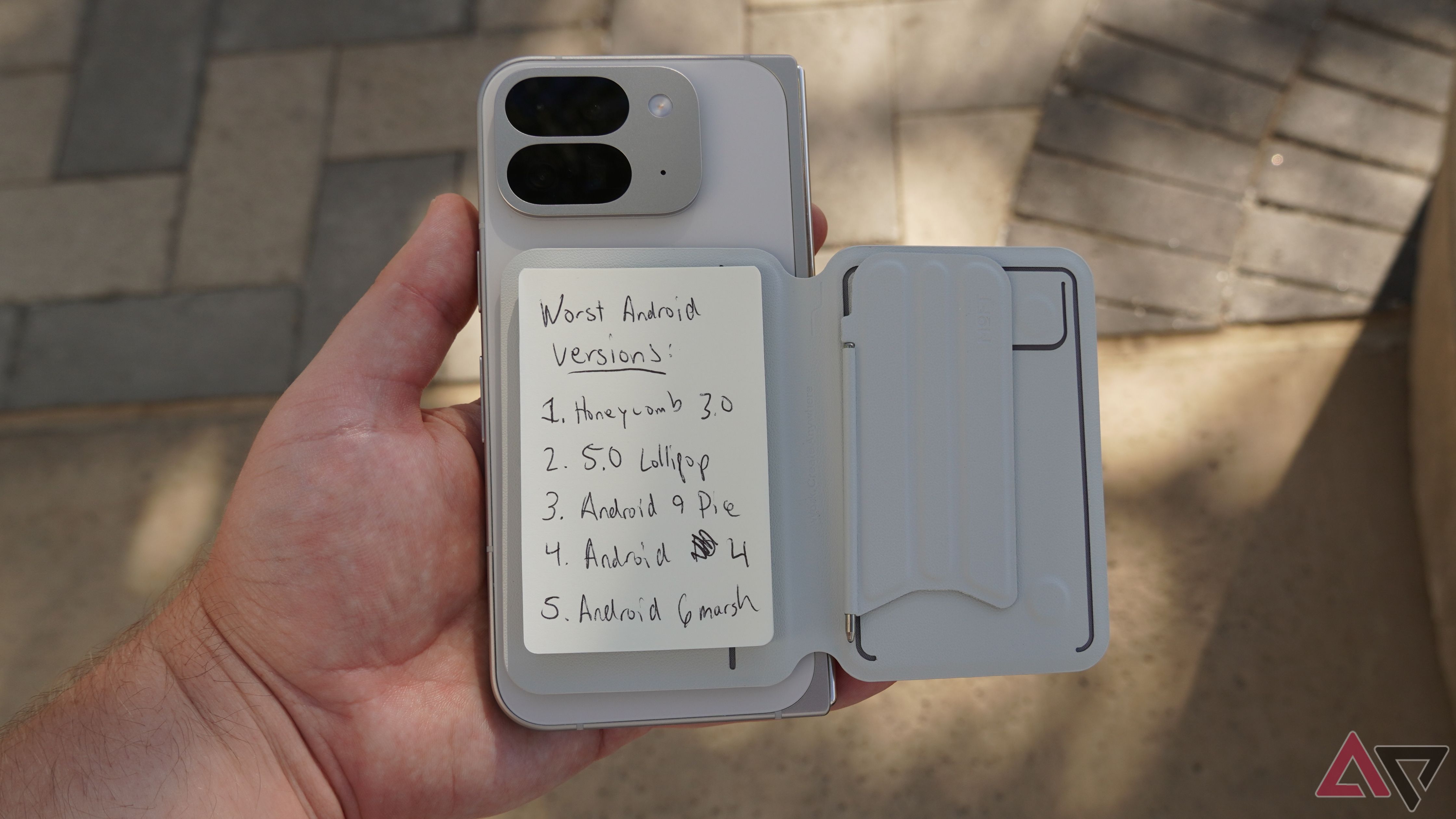 A quick note on Snap Flow on the back of the Google Pixel 9 Pro.