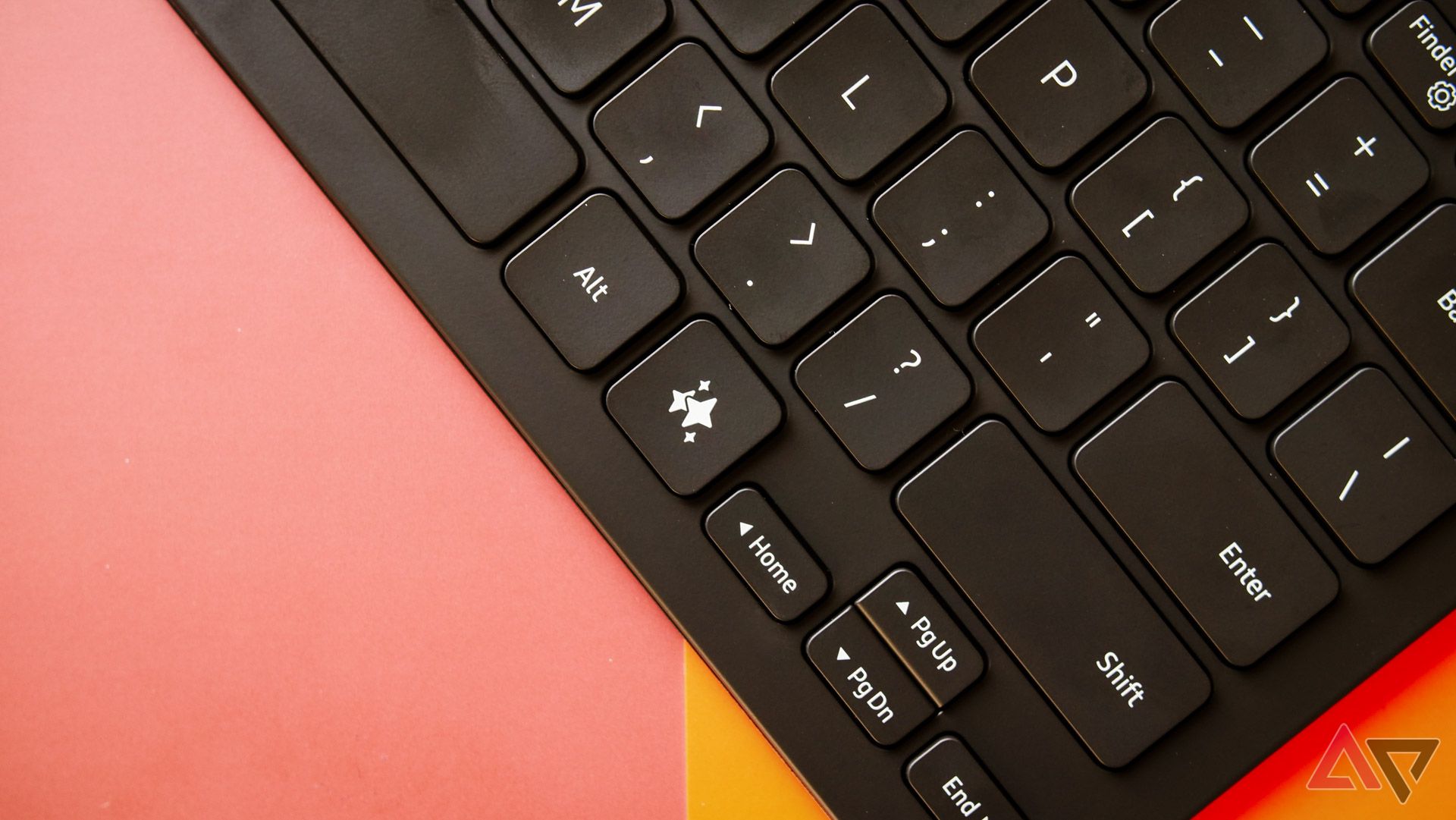 The Galaxy Tab S10's keyboard with AI key.