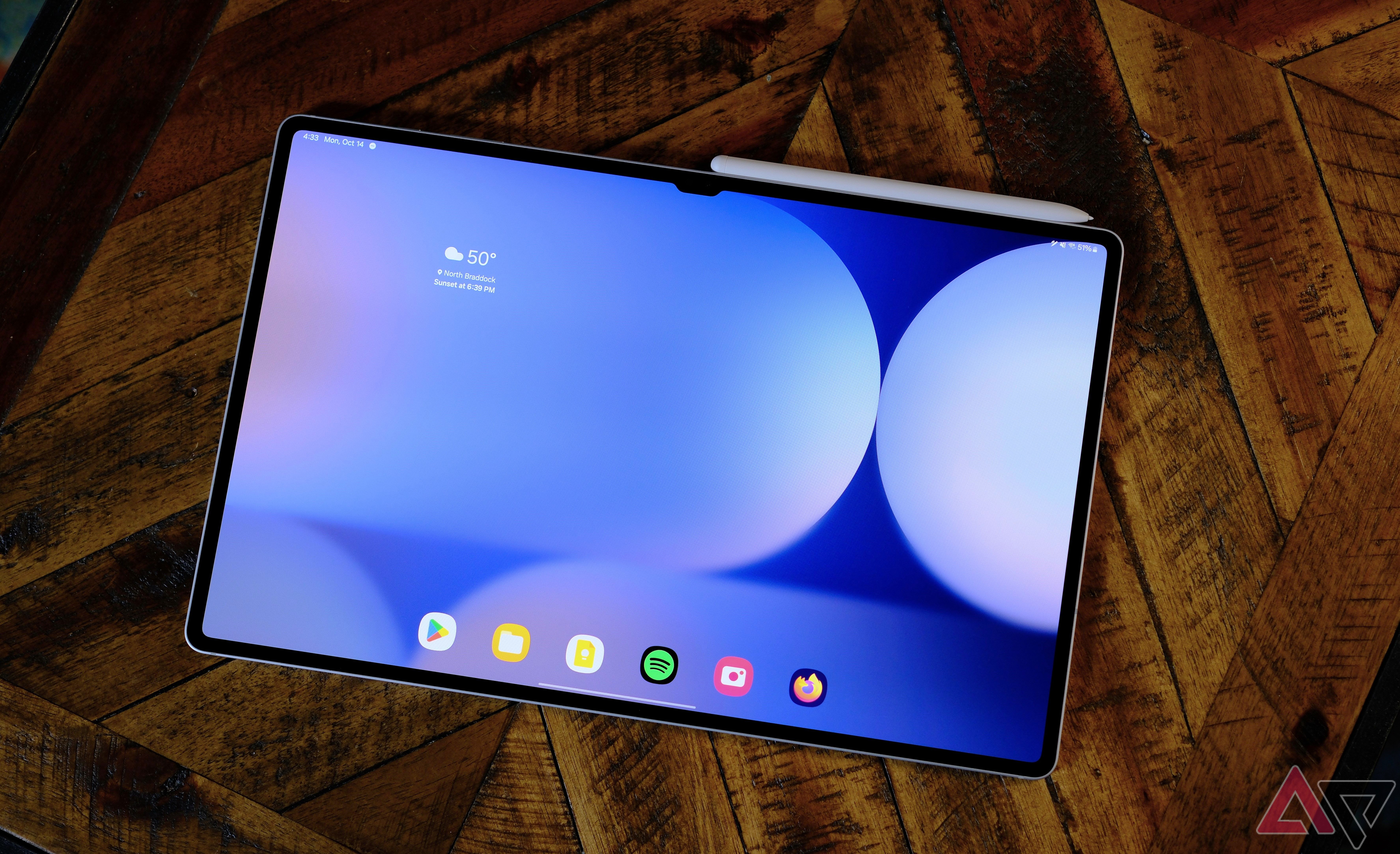 Samsung Galaxy Tab S10 Ultra review on table