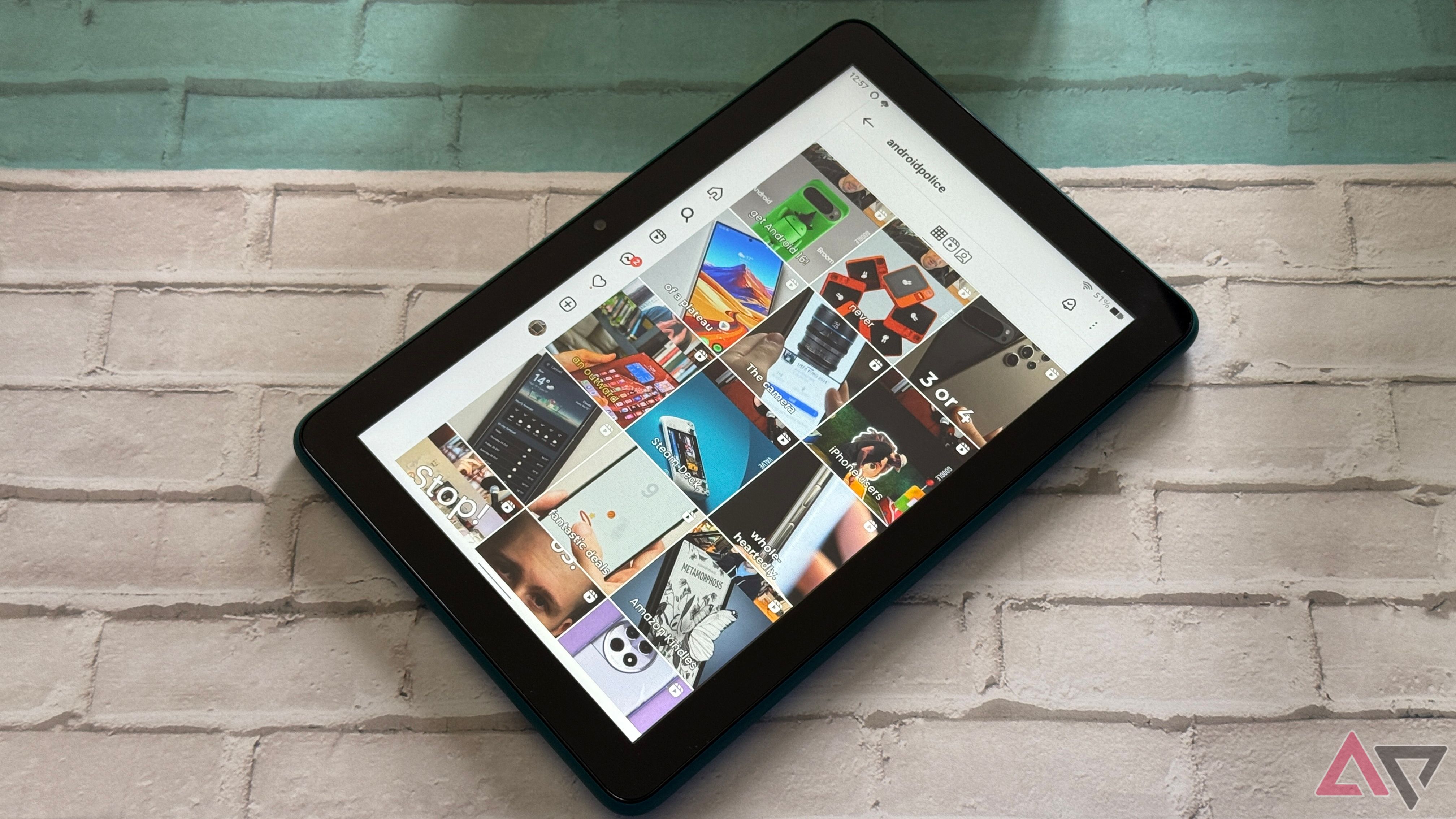 Instagram on the Amazon Fire HD 8