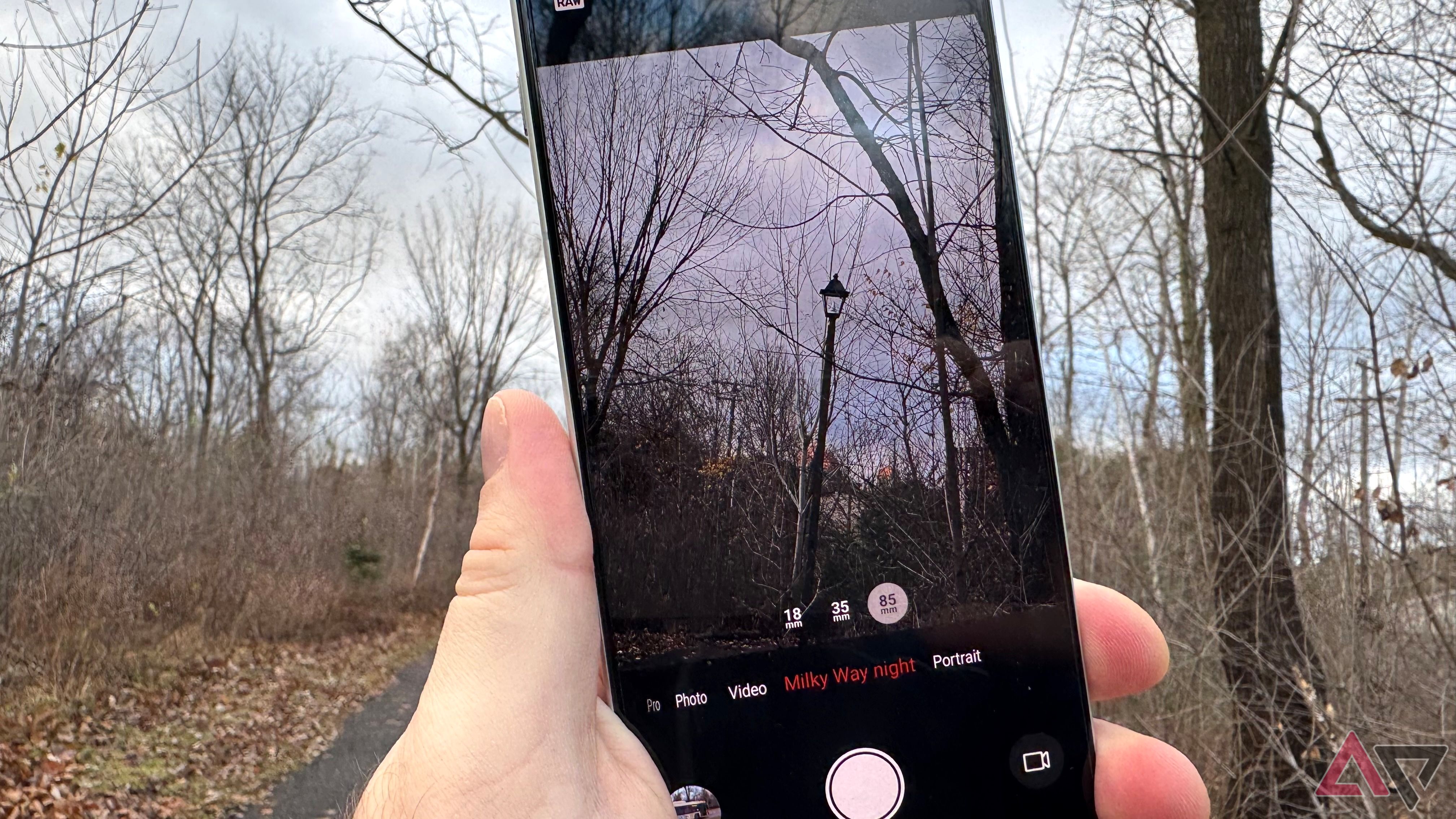 The Nubia Z70 Ultra camera's Milky Way night mode setting.
