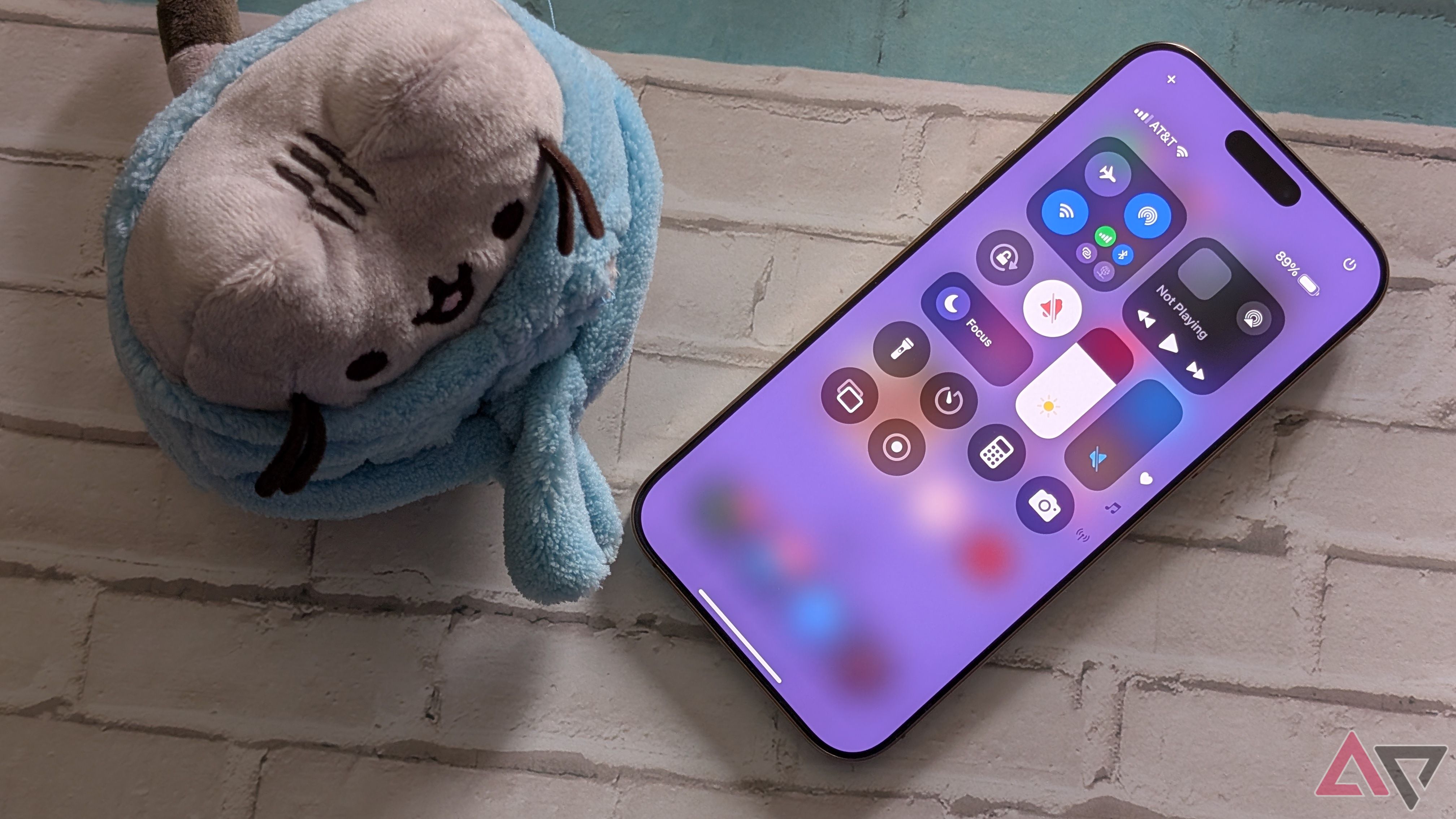 Control Center on iOS 18 on the iPhone 16 Pro Max