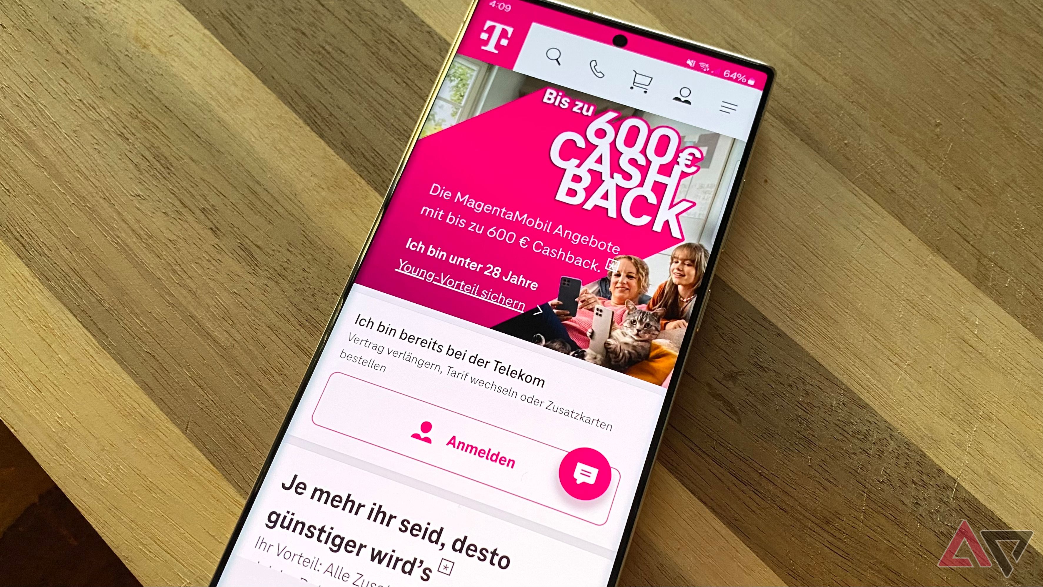 Telekom mobilfunk plans page