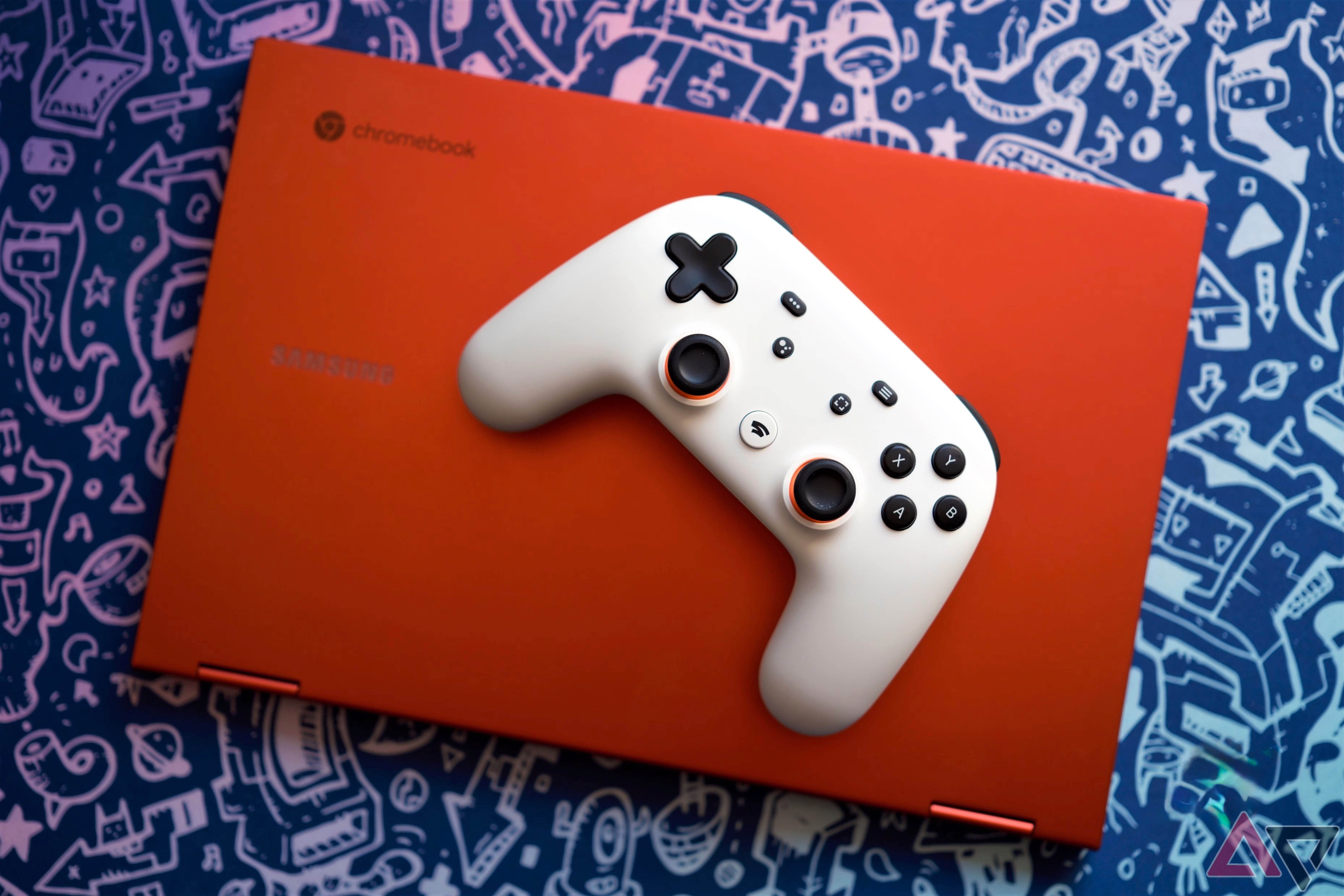 Bộ điều khiển Google Stadia trên Chromebook