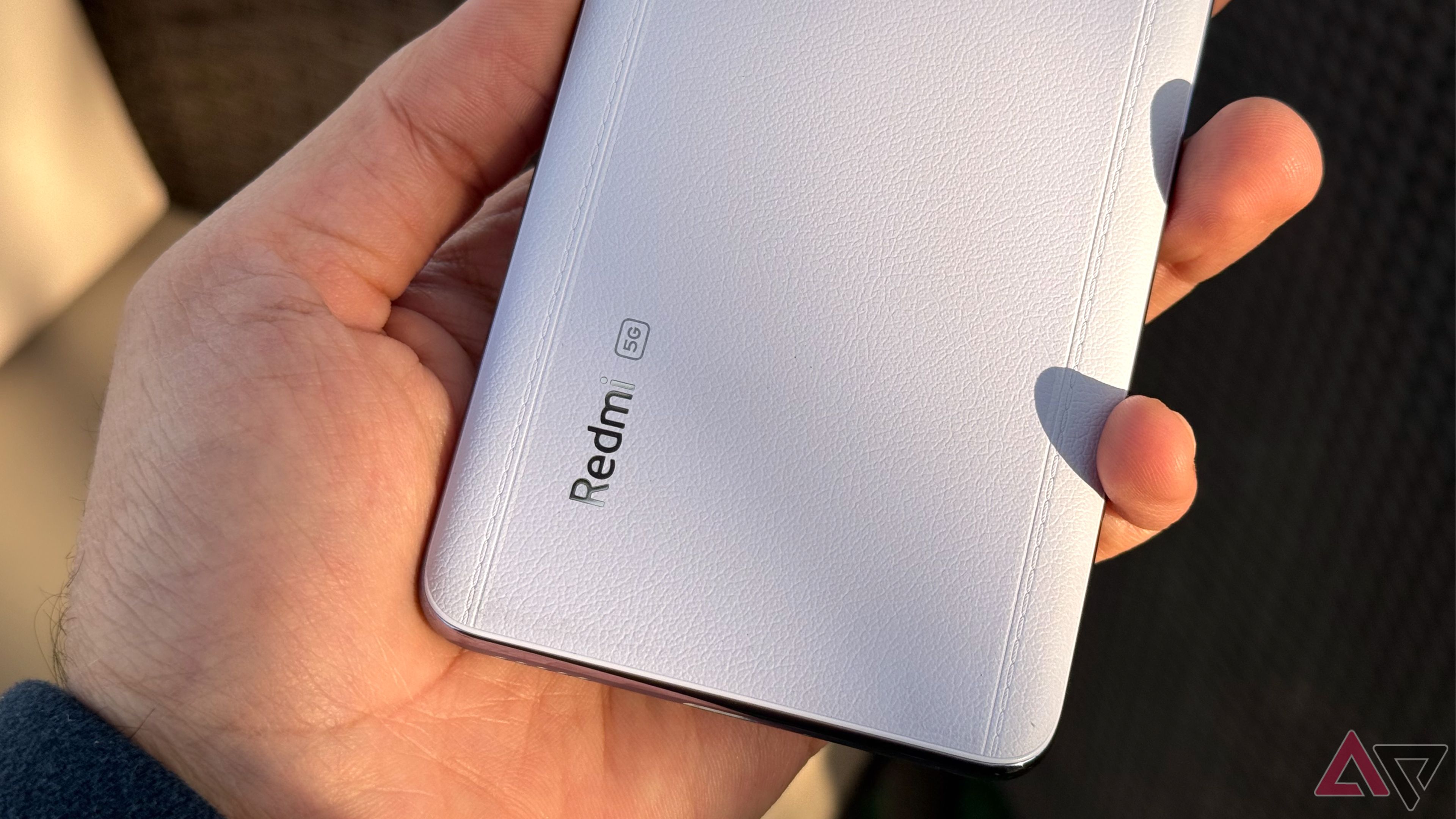 Close-up of Redmi Note 14 Pro Plus back panel