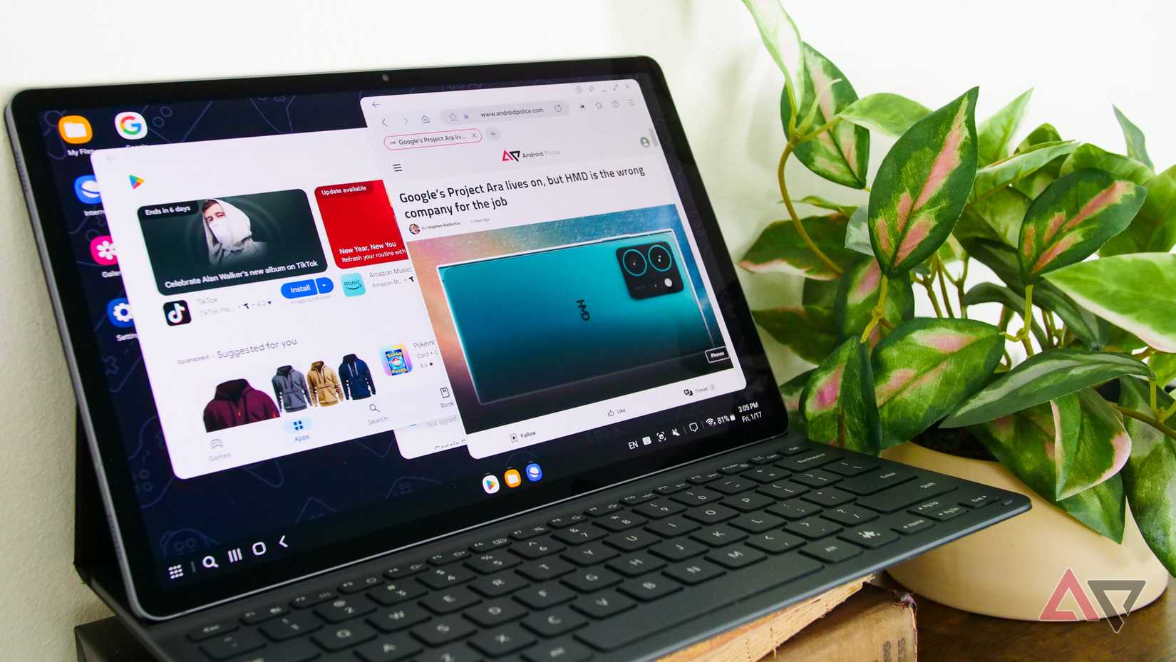 Samsung Galaxy Tab S10 com Dex com vários milagres