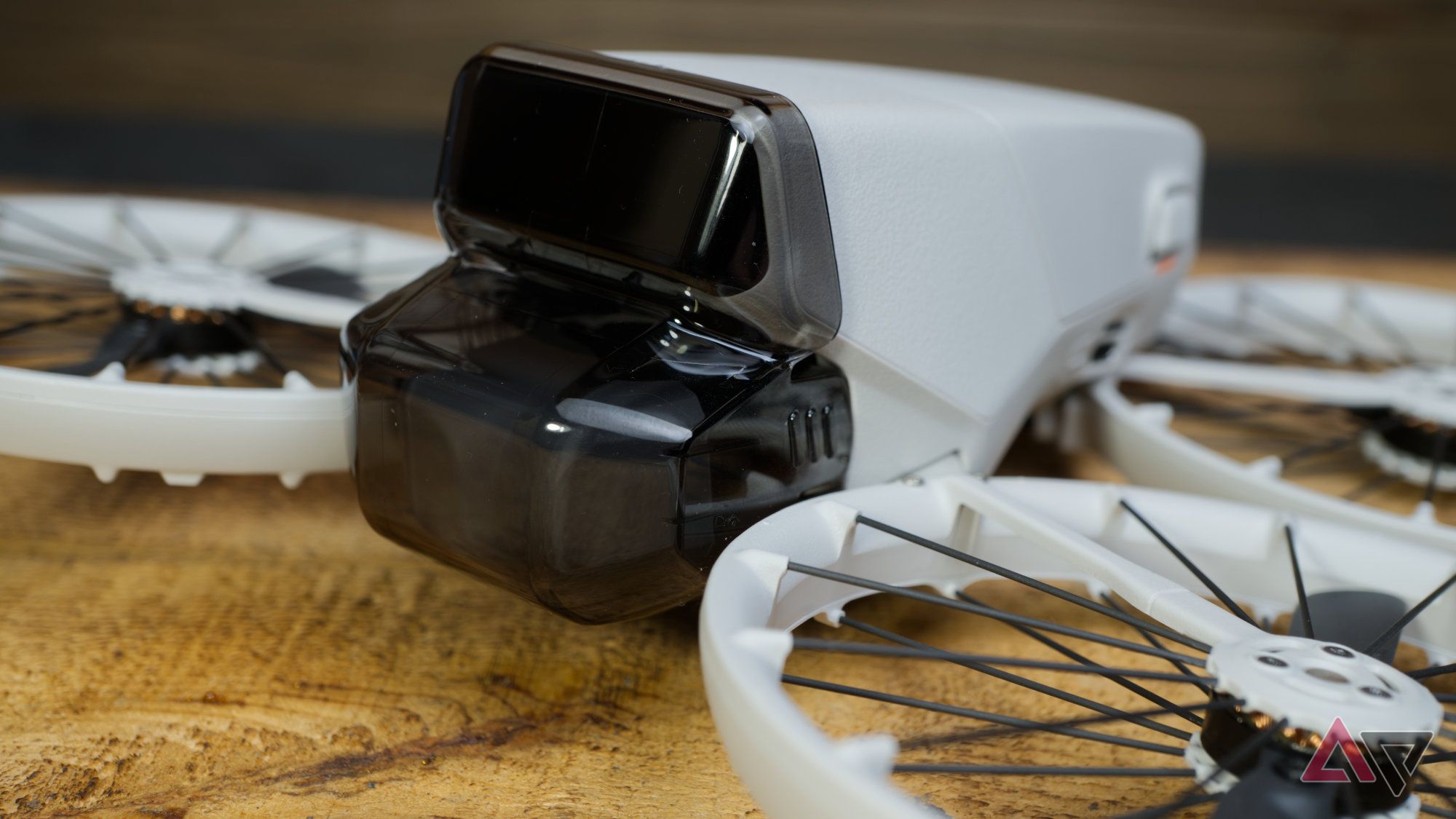 DJI Flip camera and gimbal with the gimbal guard installed