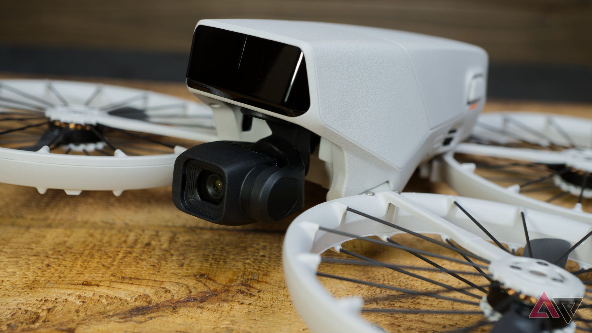 DJI Flip camera and gimbal closeup