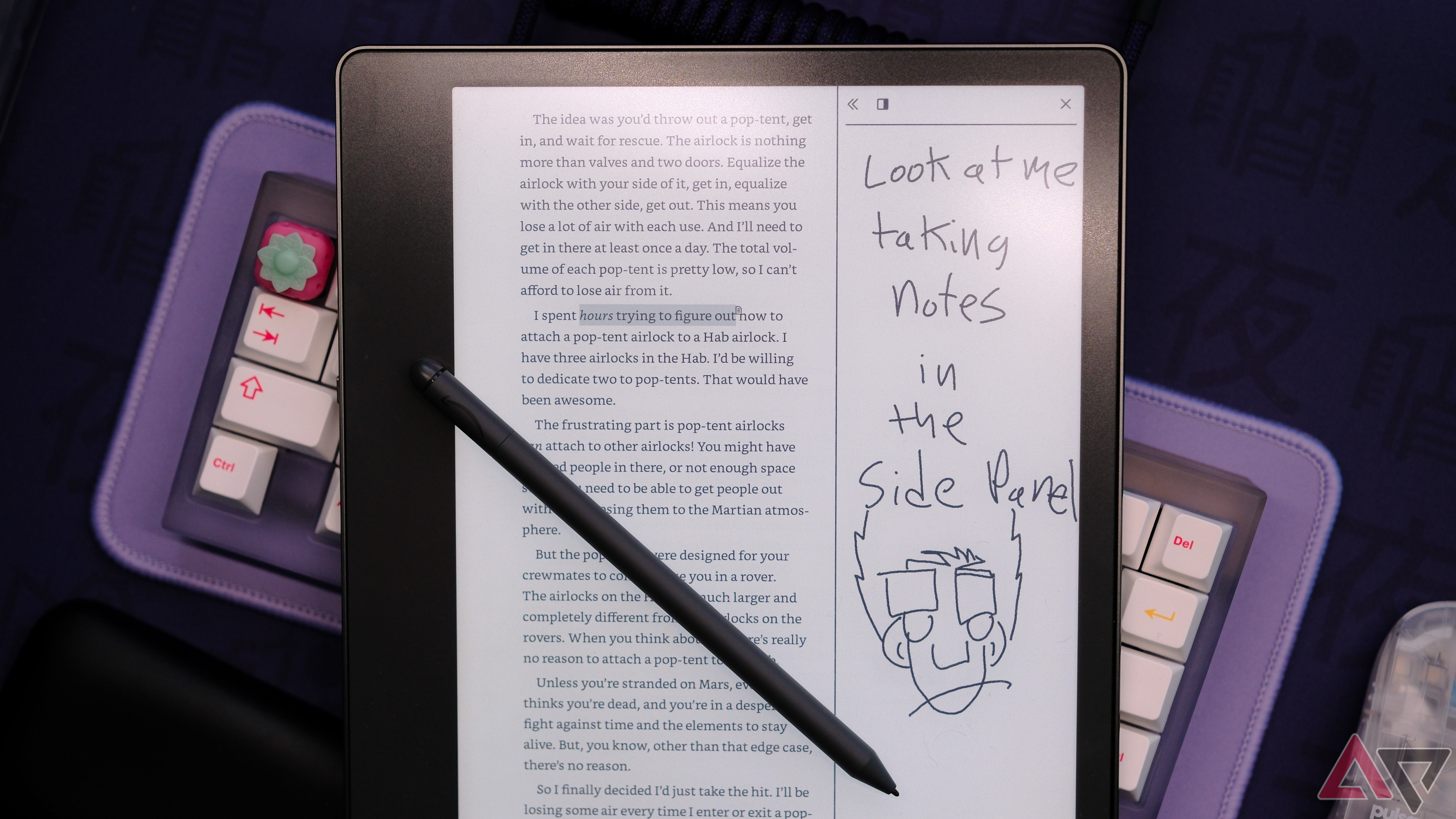 Kindle Scribe (2022) Bảng điều khiển bên mới