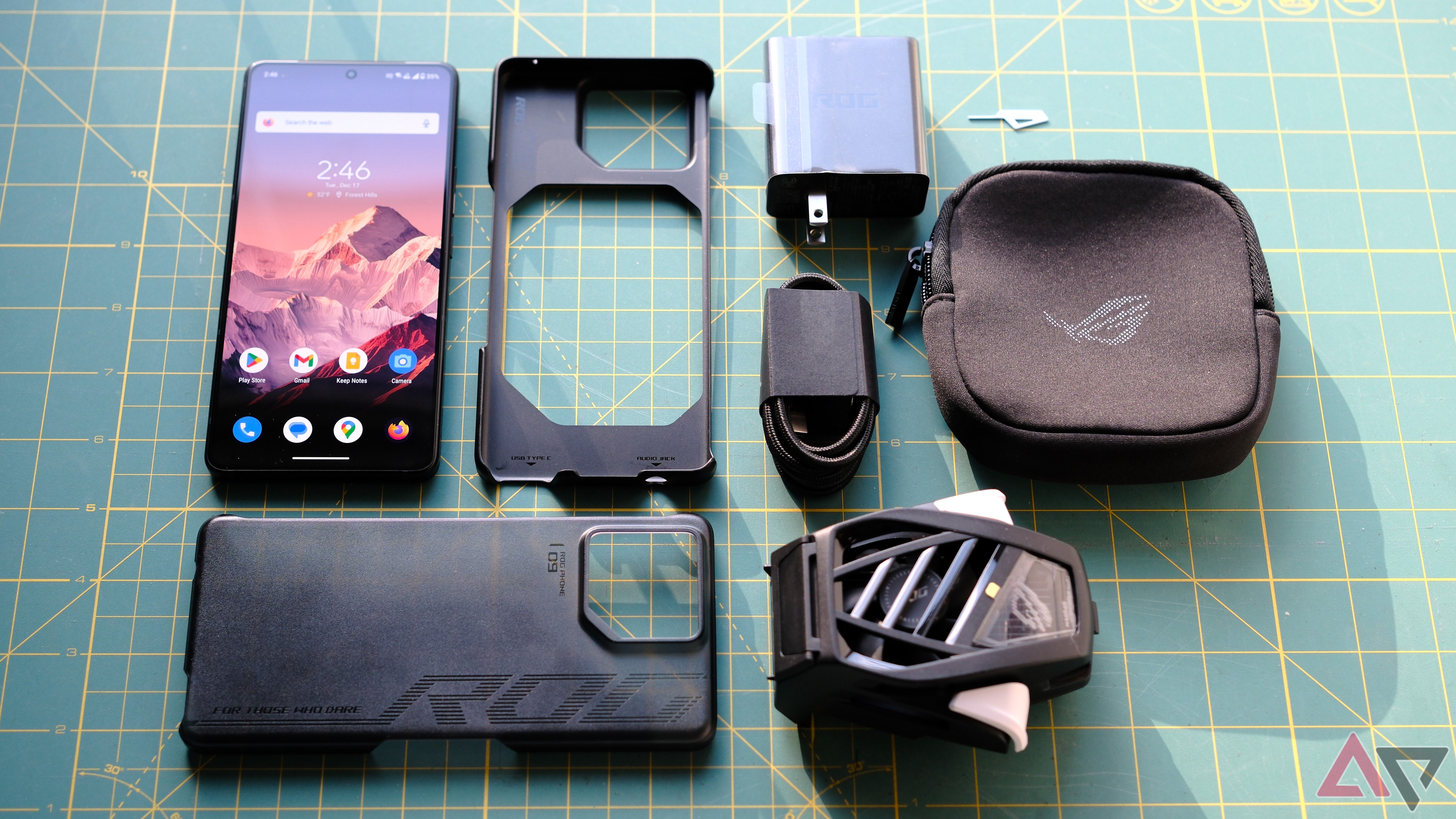 ROG Phone 9 Pro photos showing what's in the box