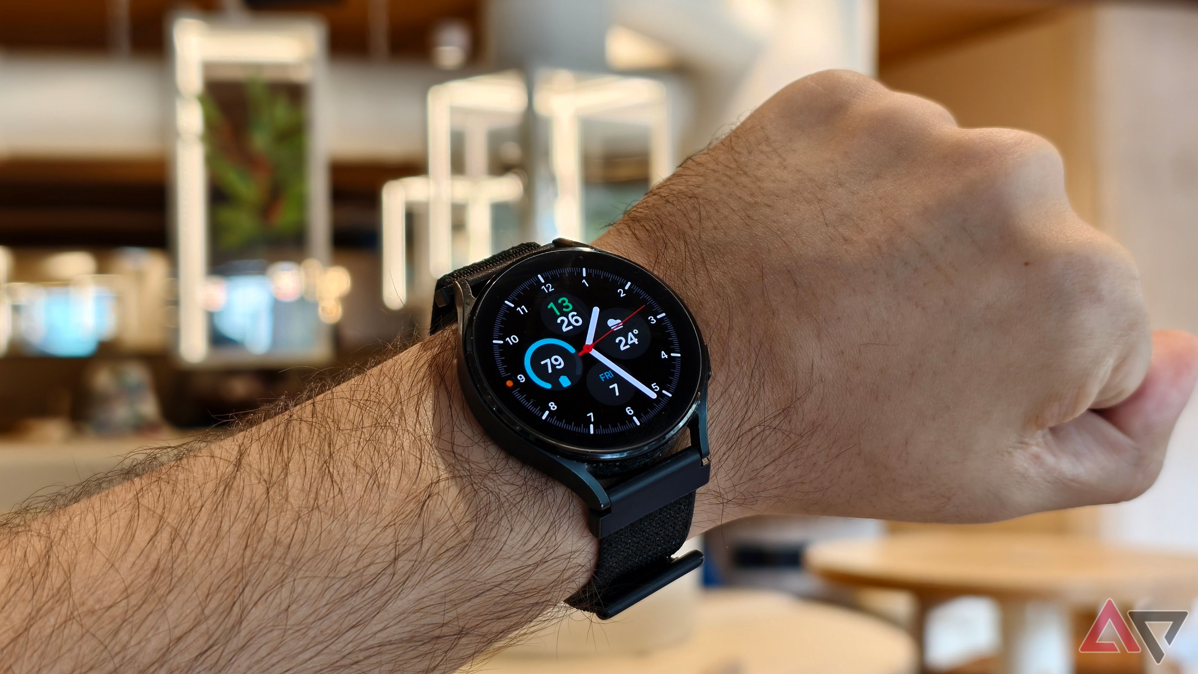Galaxy Watch 4 worn on the wrist