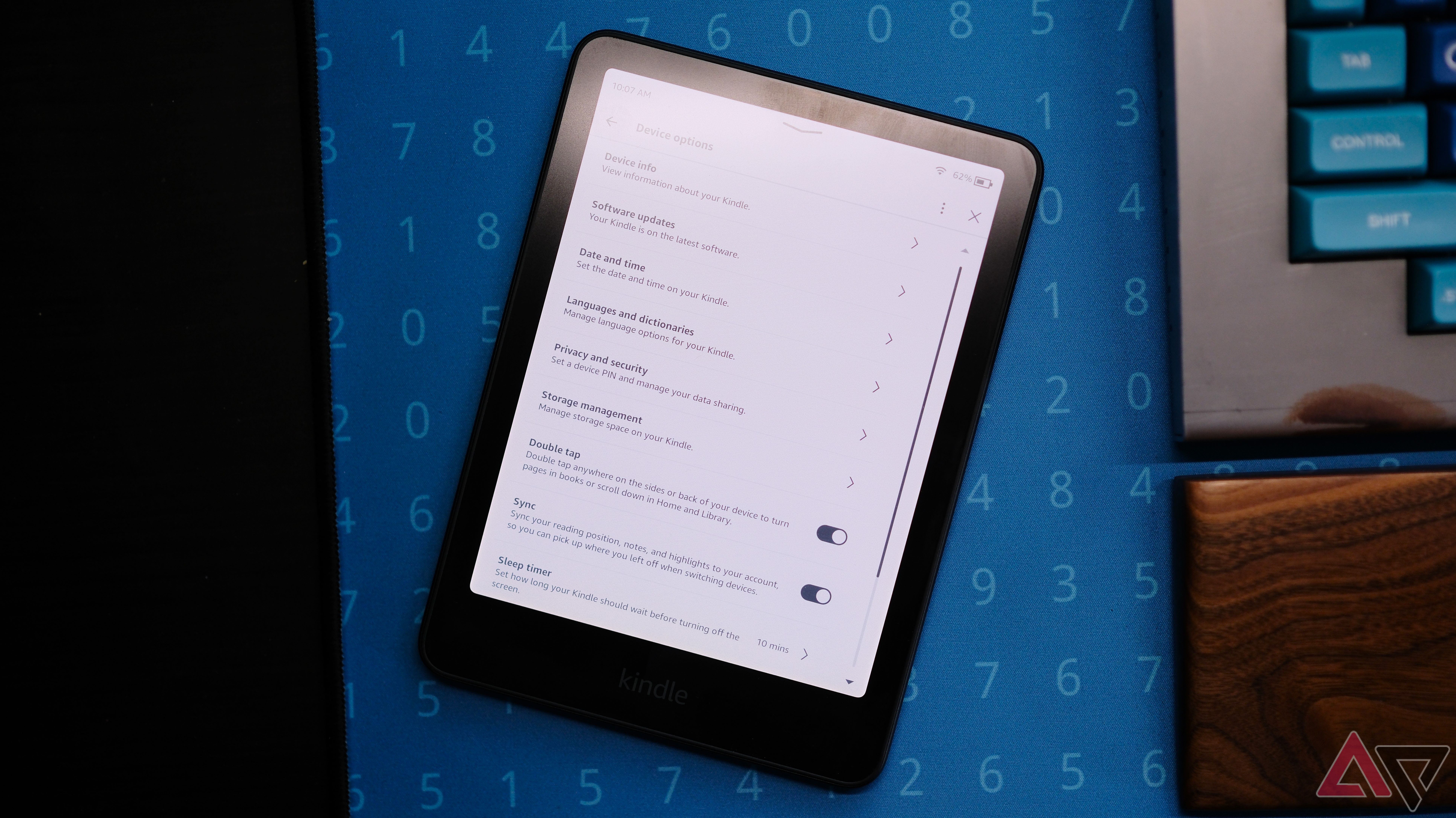 Kindle-double-tap-update-toggle-on