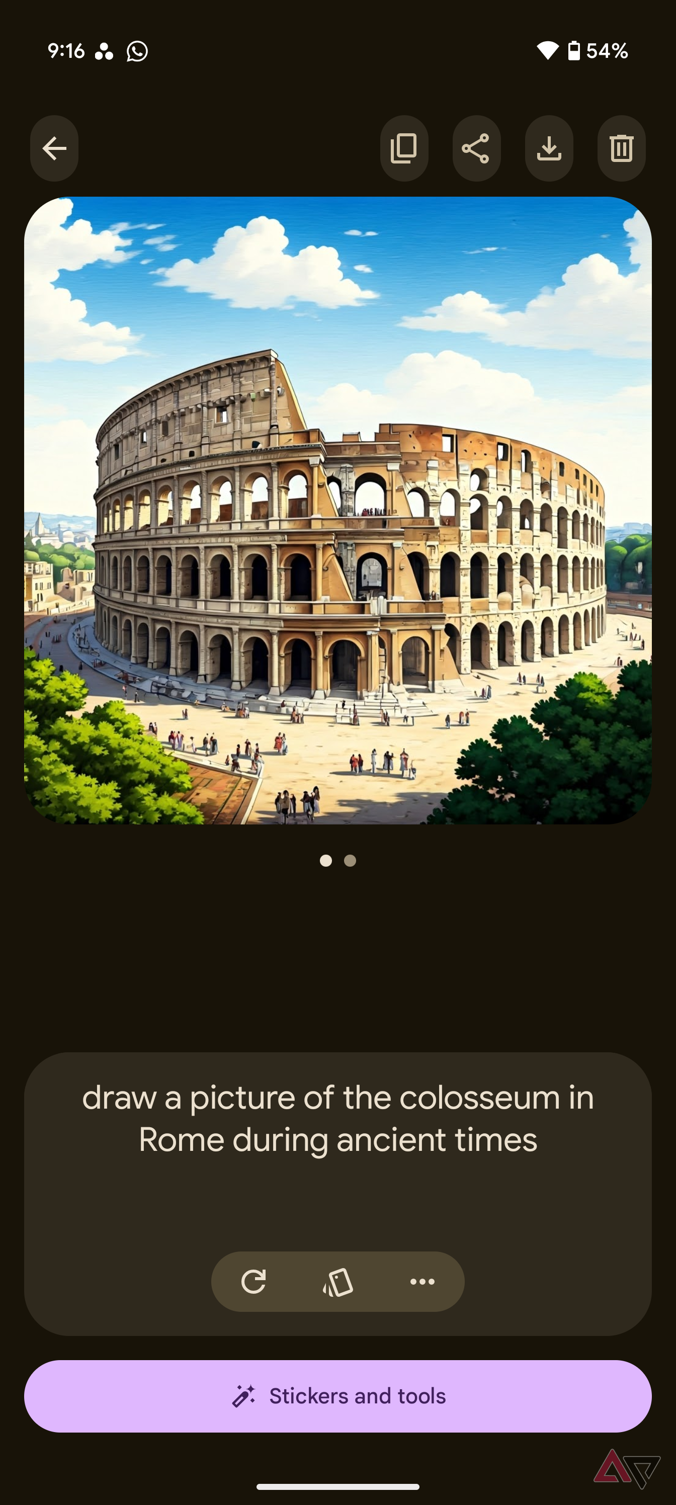 Historical recreation of ancient Rome done on Pixel Studio