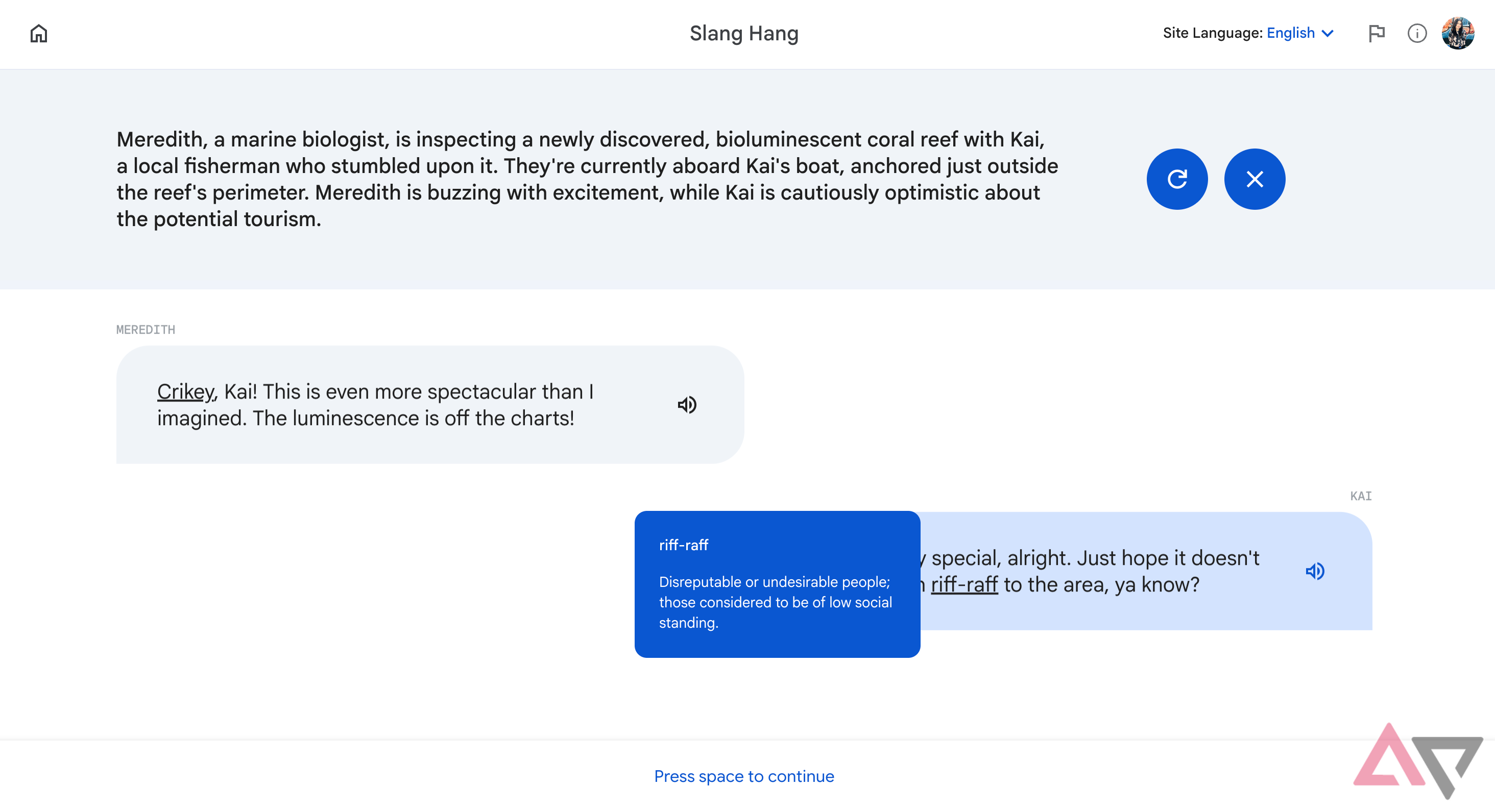 google-labs-slang-hang