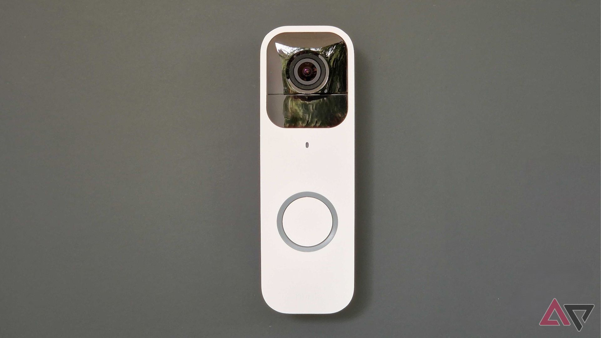 Blink Video Doorbell on grey wall