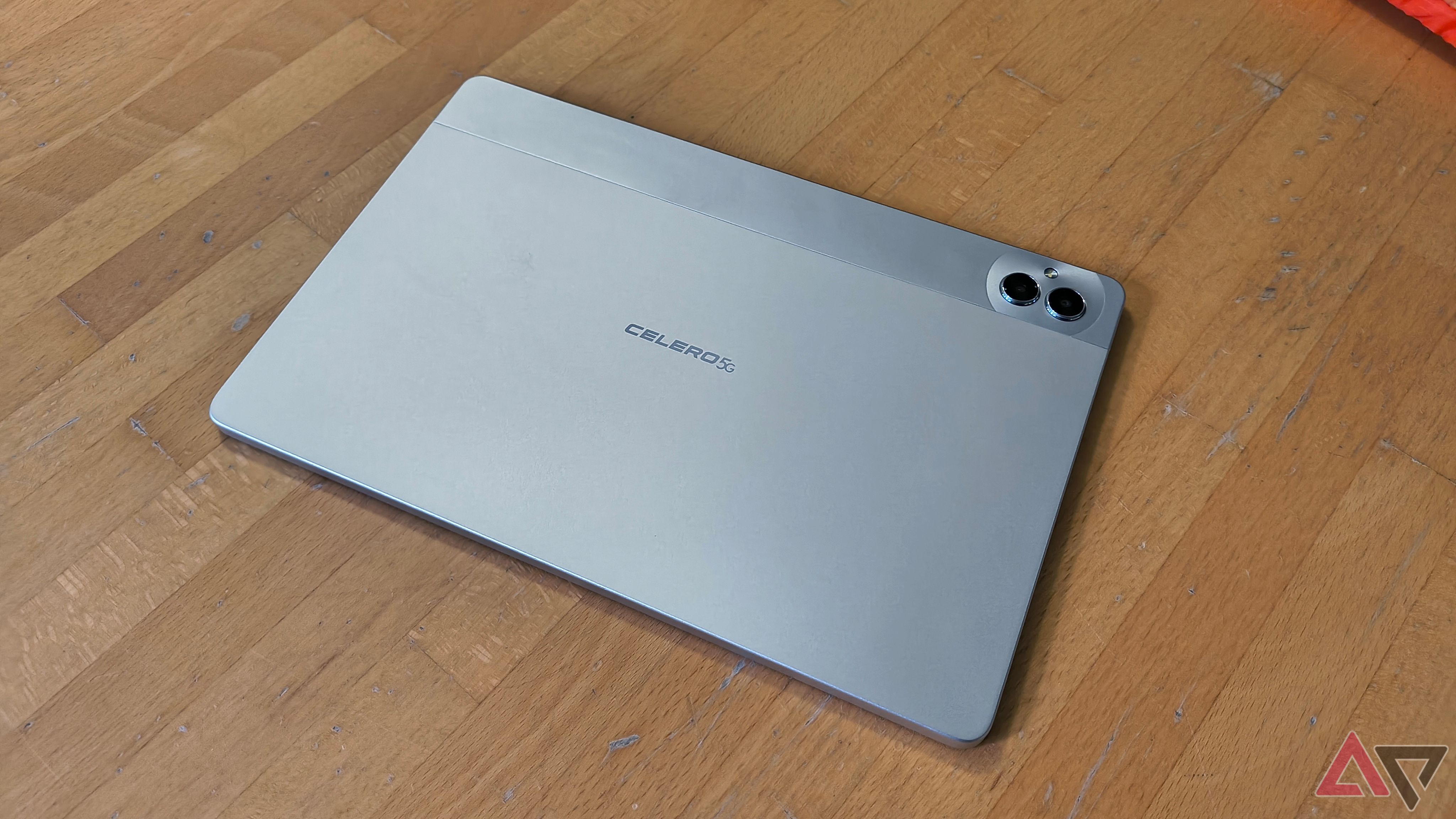 A Boost Celero5G TAB sitting face down on a table