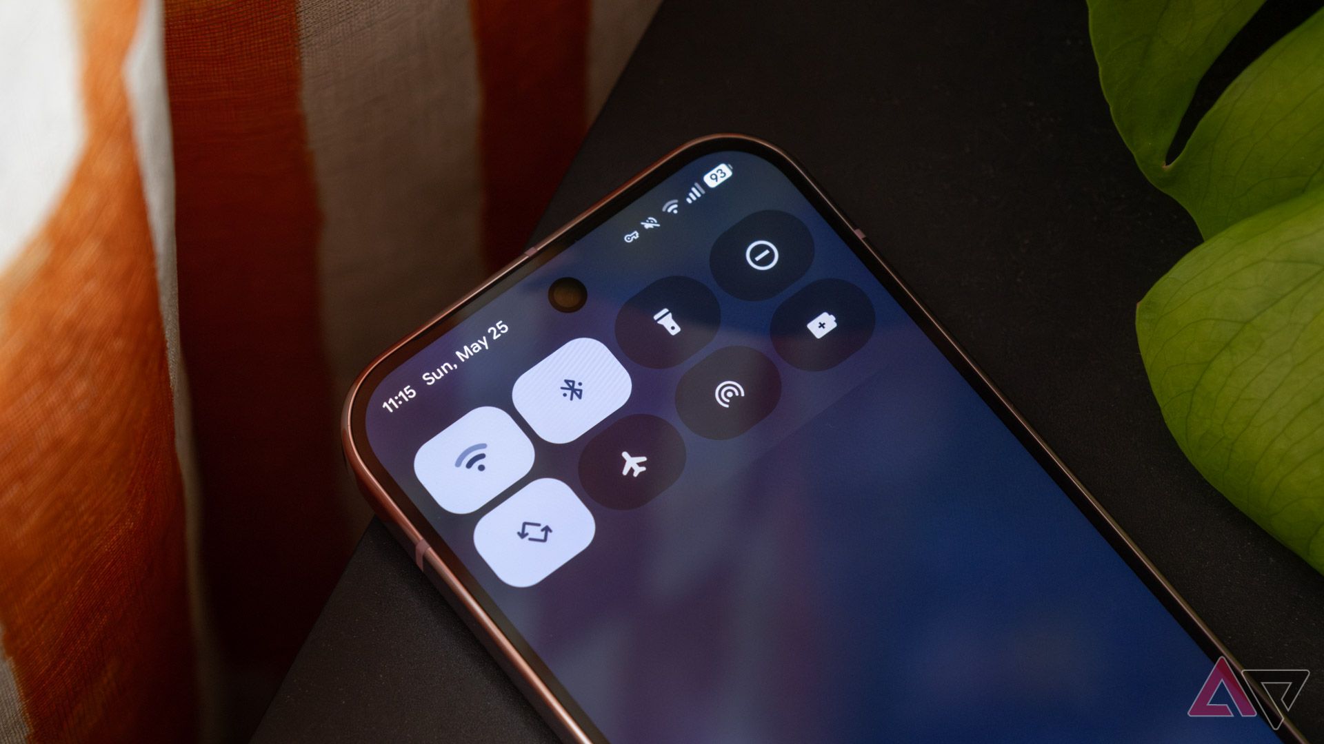 A Pixel 9 Pro's quick settings menu.