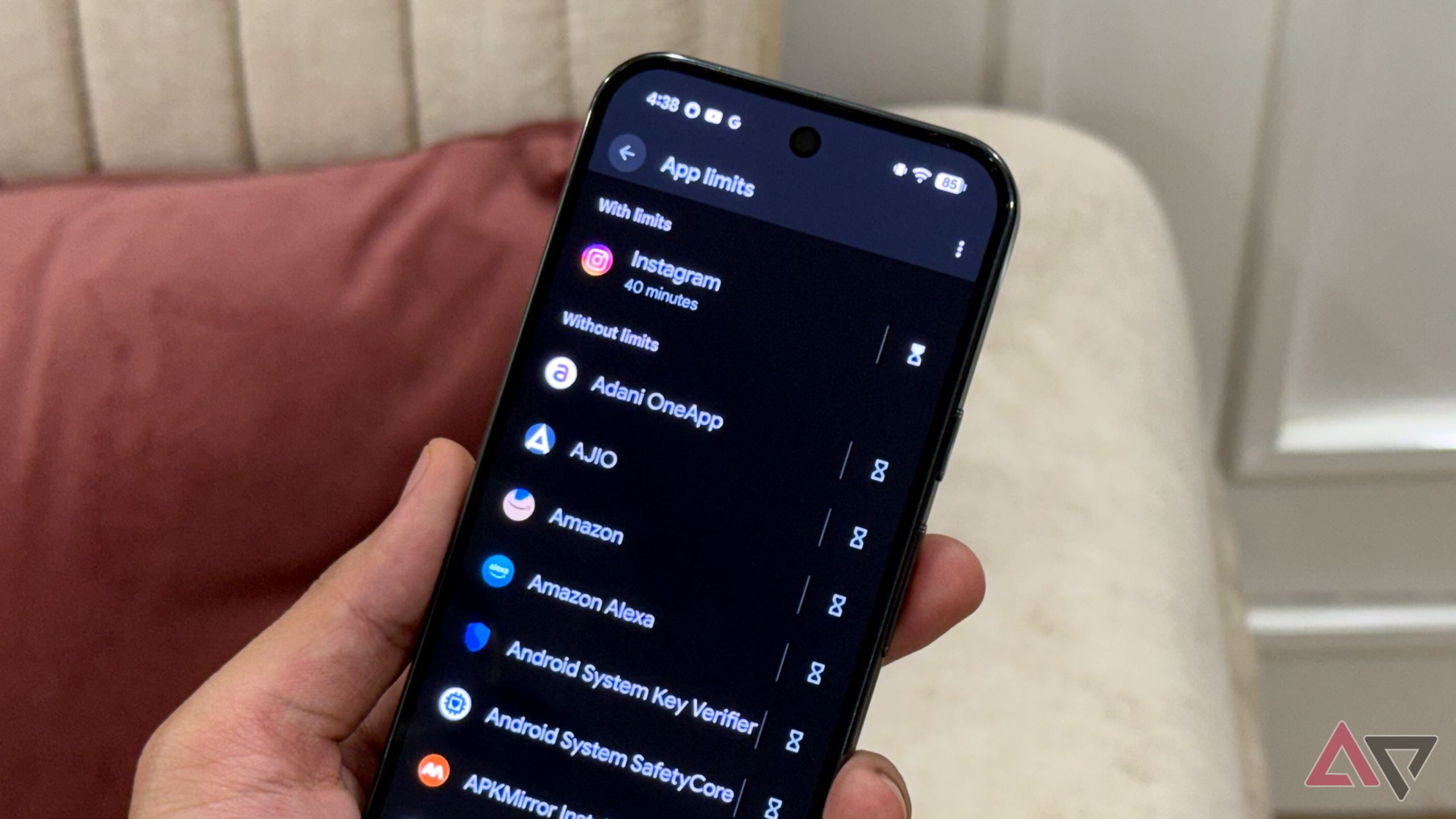 Google像素9的应用程序时间限制9