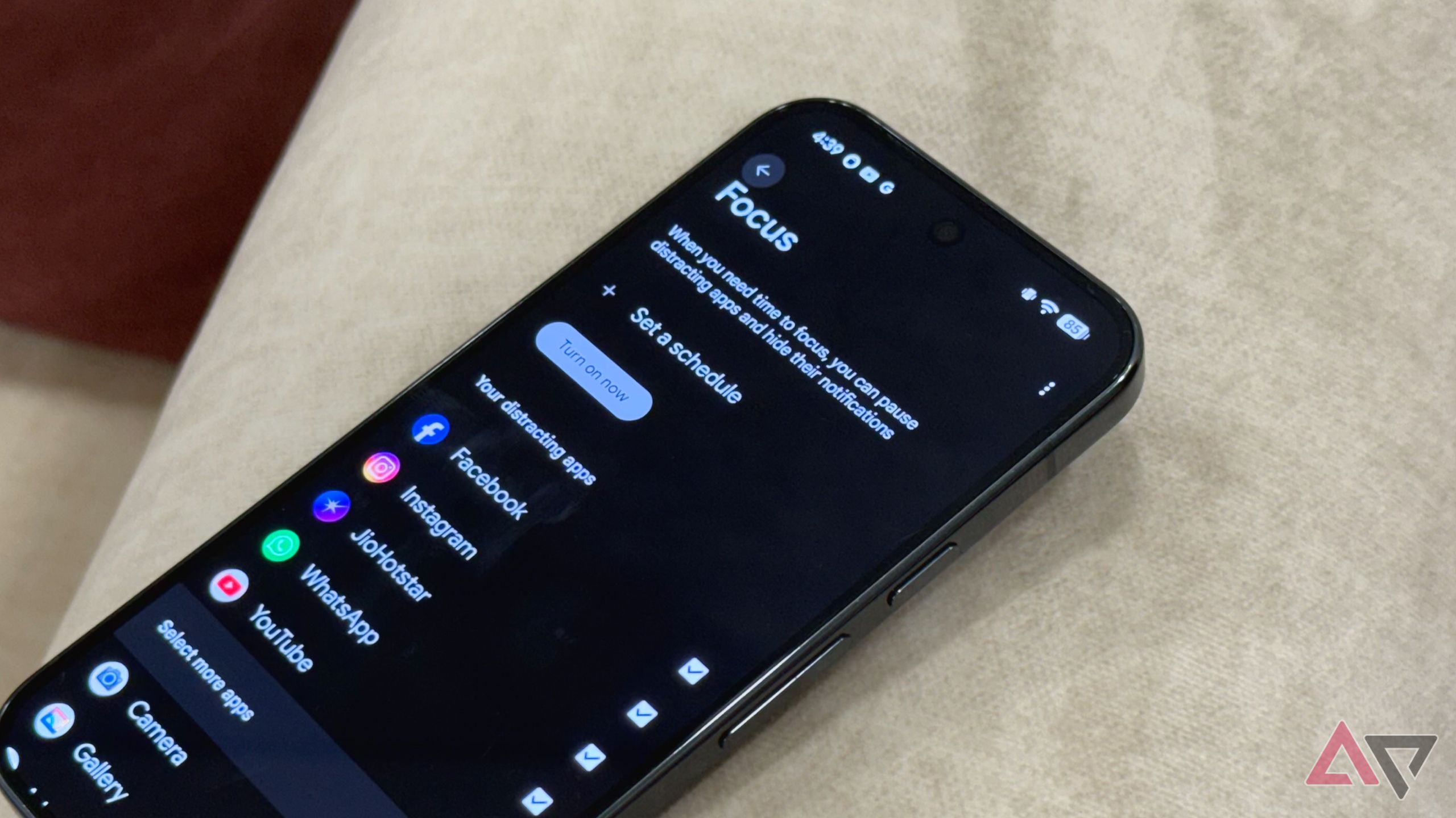 Google Pixel上的焦点模式的配置9