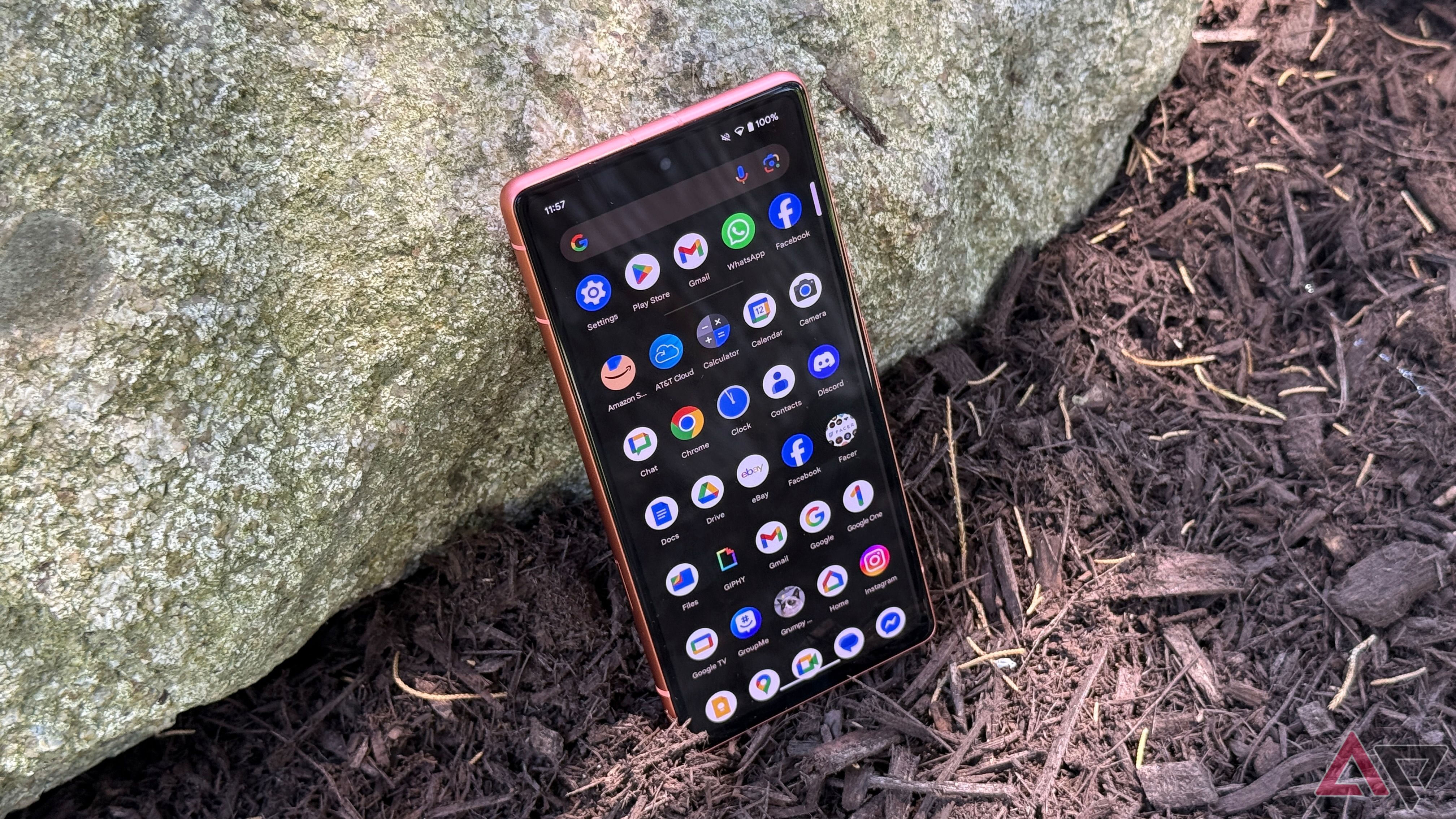App drawers on the Google Pixel 7a